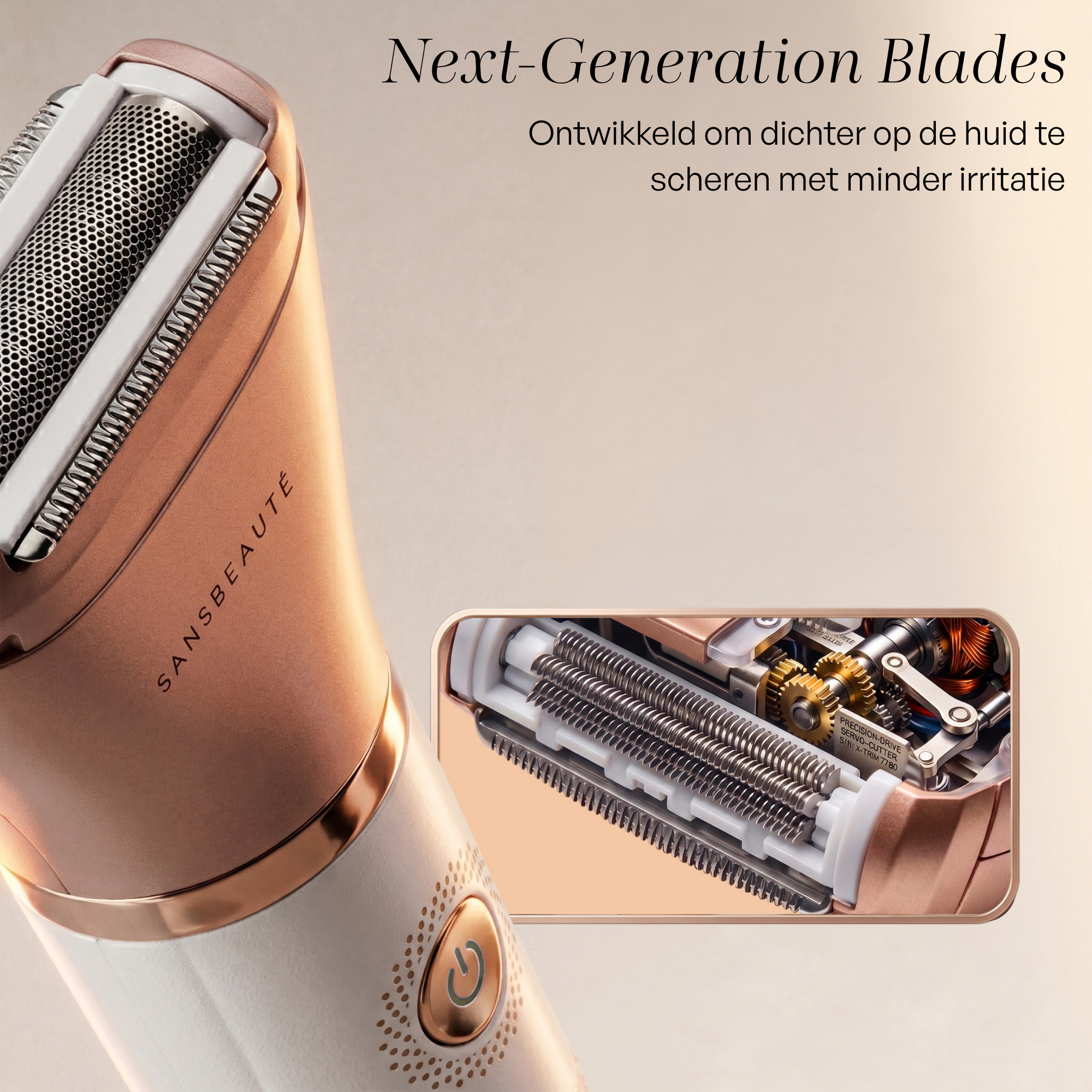 SANSBEAUTÉ® 2 I 1 DAMRAKAPPARE