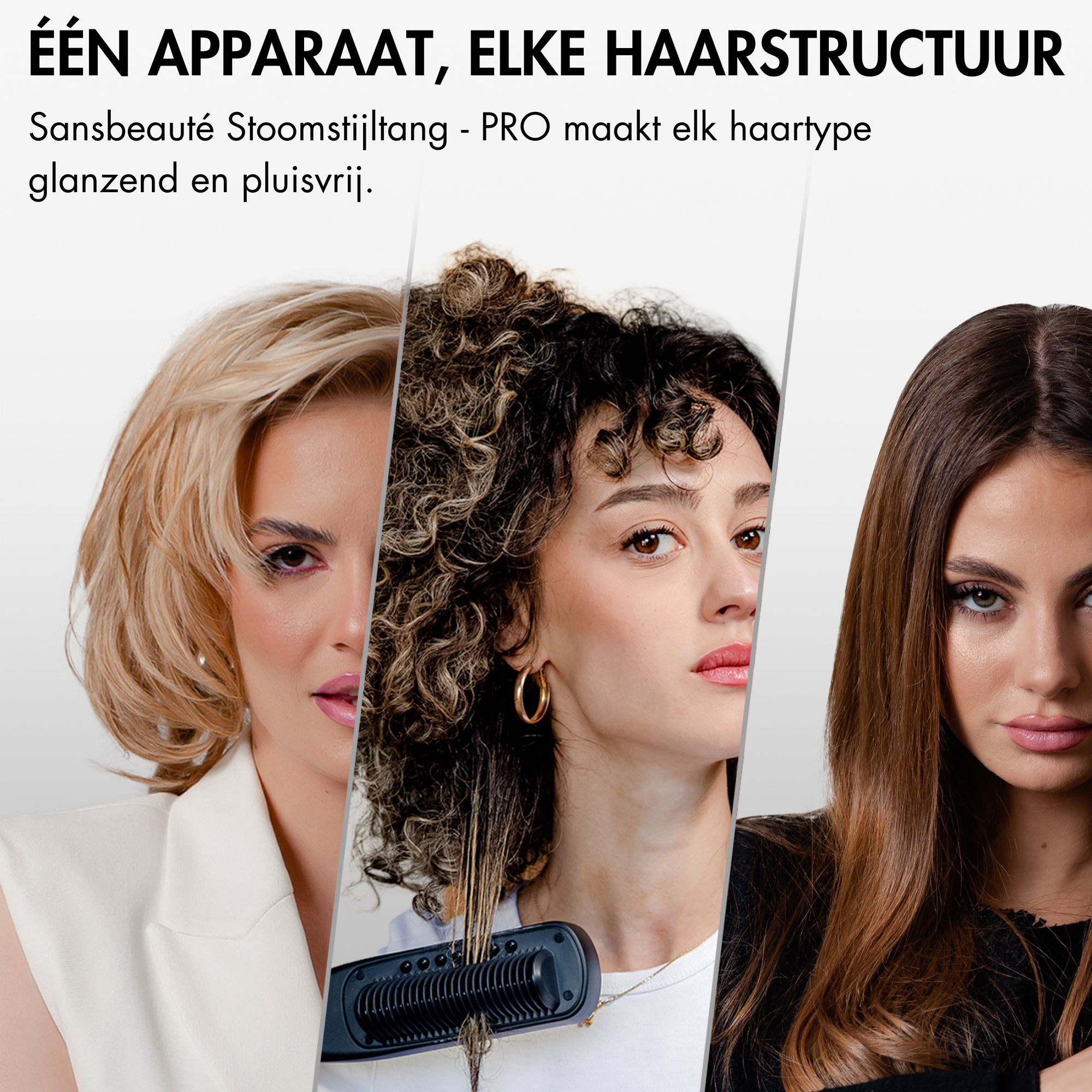 SANSBEAUTÉ® STOOMSTIJLTANG PRO