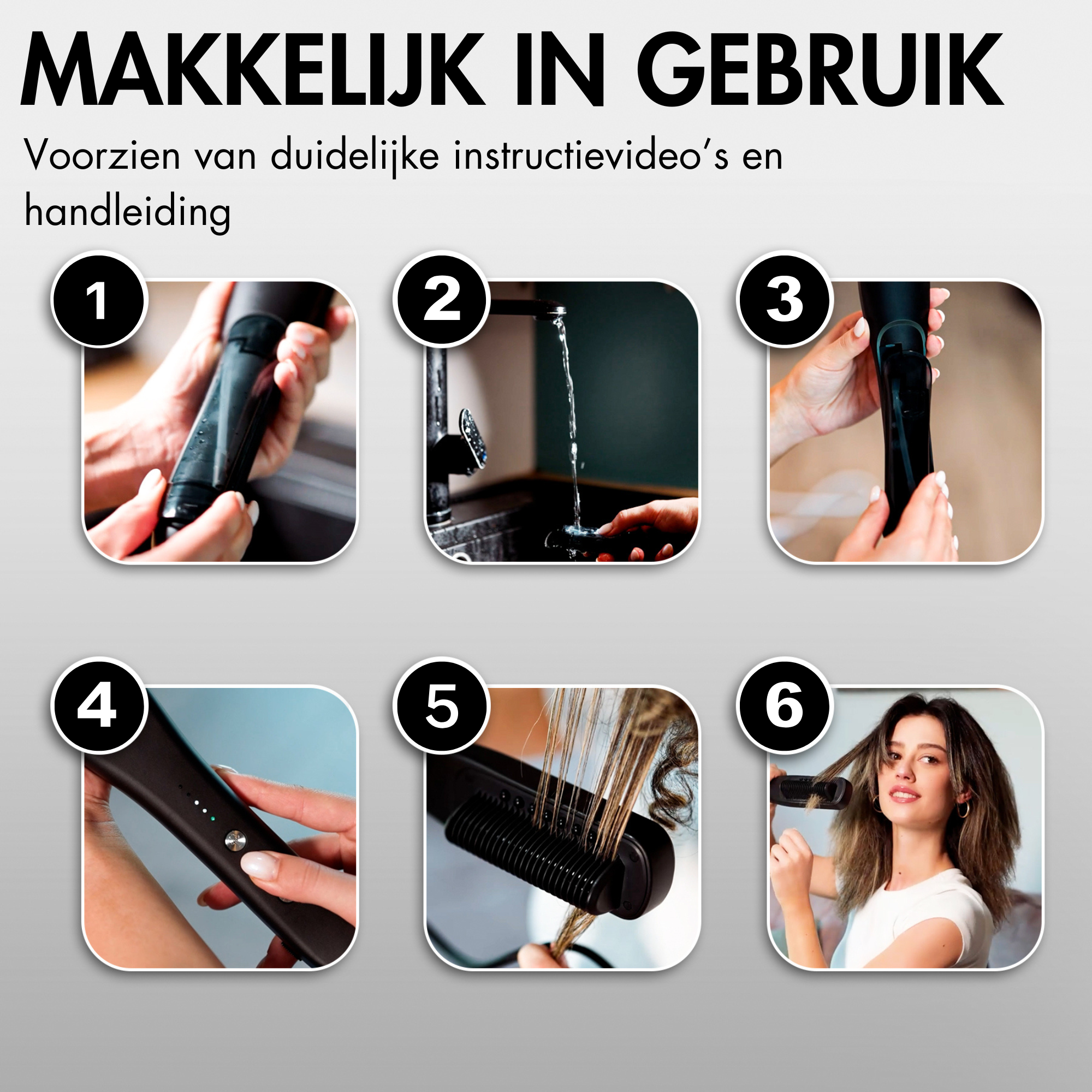 SANSBEAUTÉ® STOOMSTIJLTANG PRO