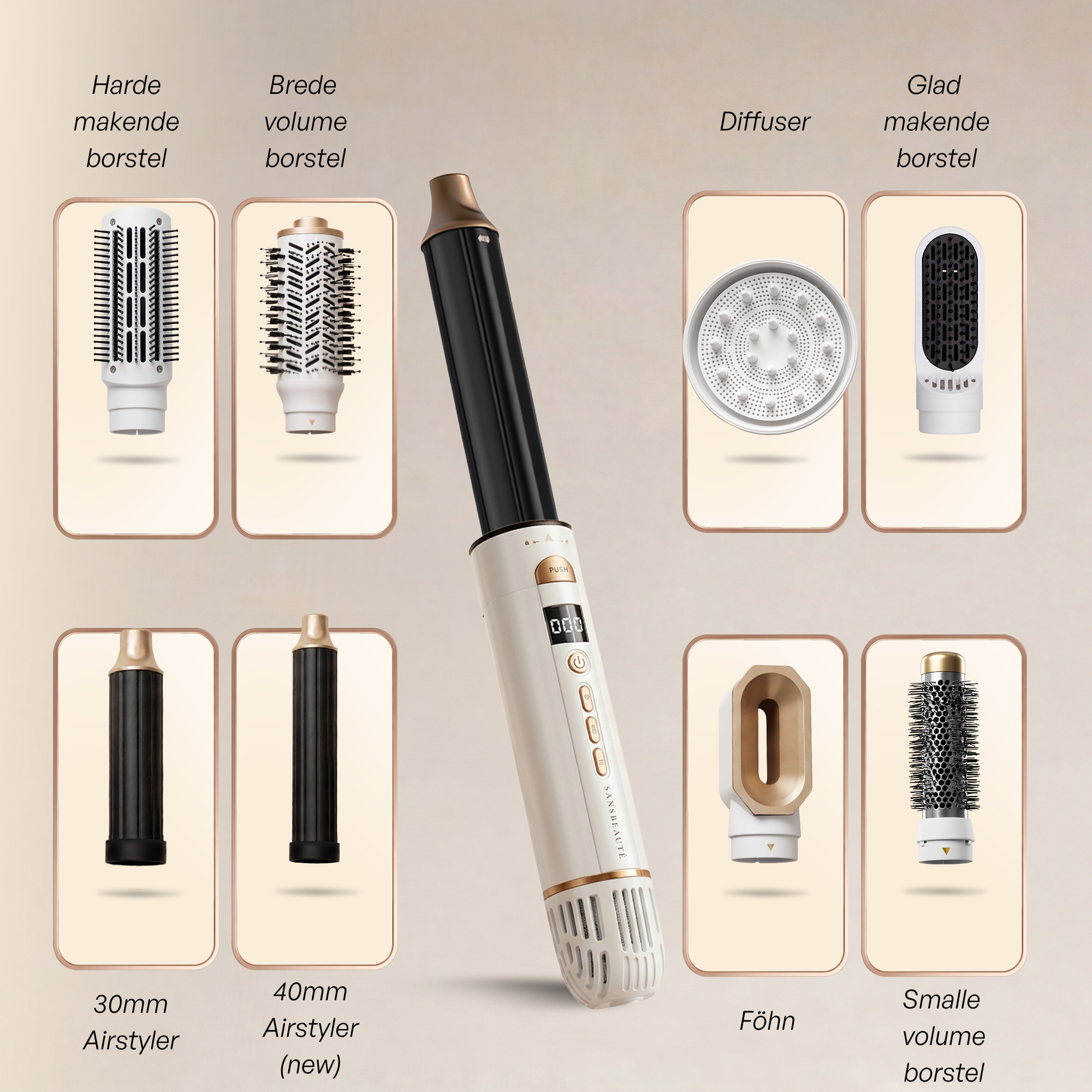 SANSBEAUTÉ® 8-IN-1 AIRSTYLER