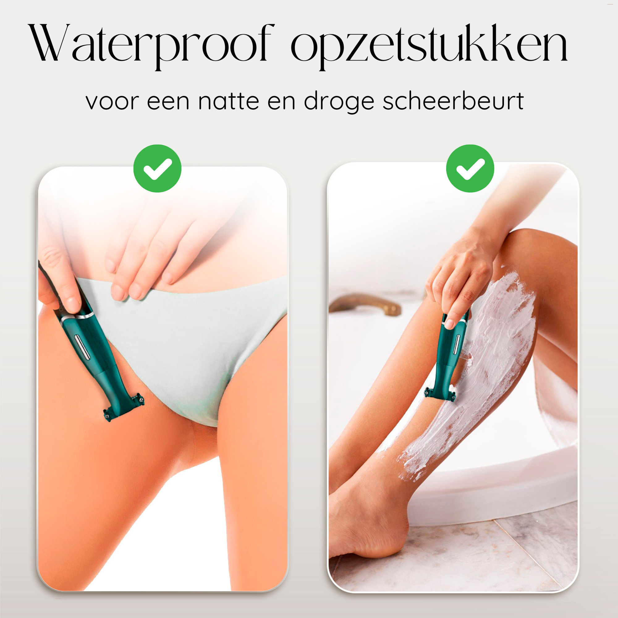 Sansbeauté® 4-in-1 Bikini Trimmer | Classic Green