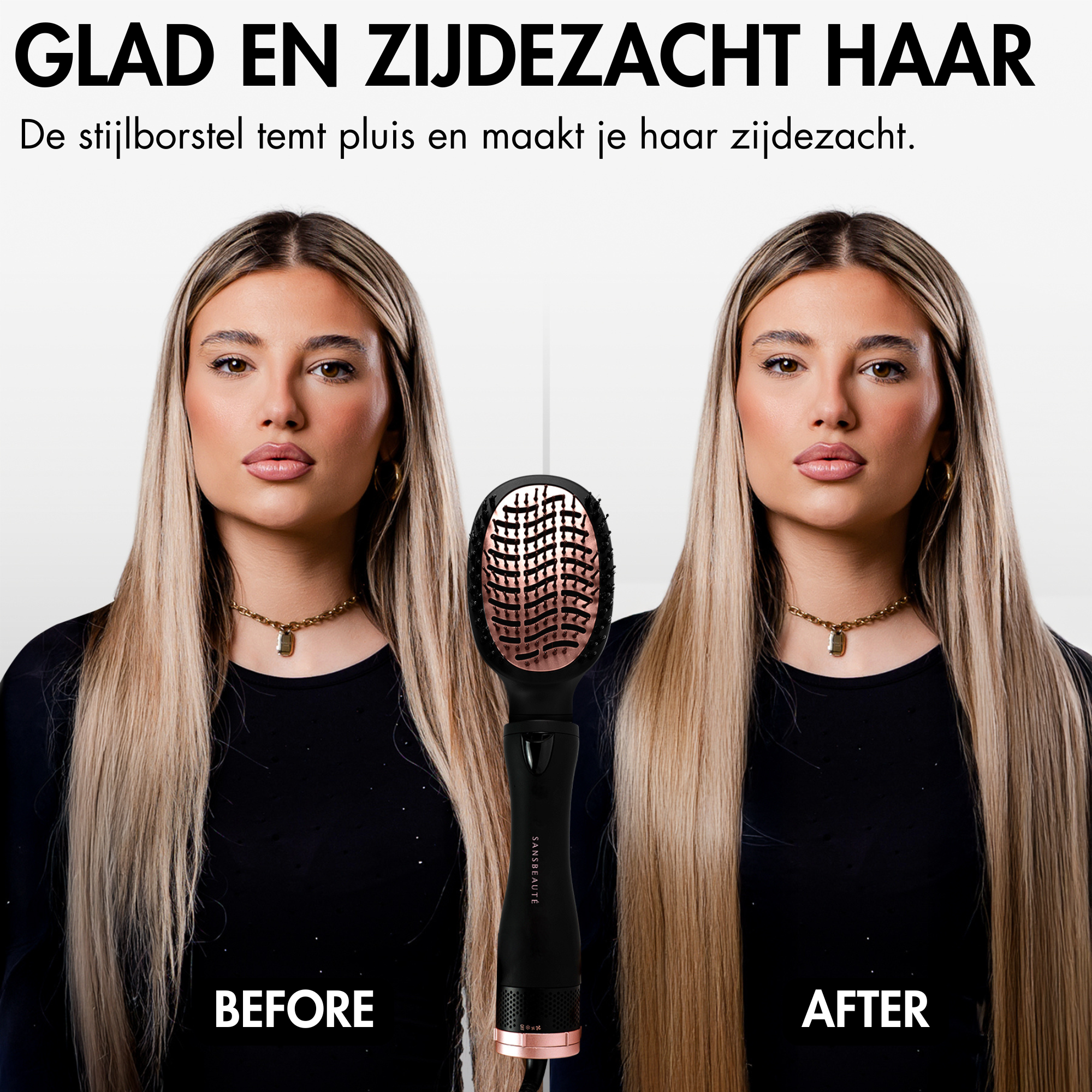 SANSBEAUTÉ® FÖHNBORSTEL - 4 IN 1