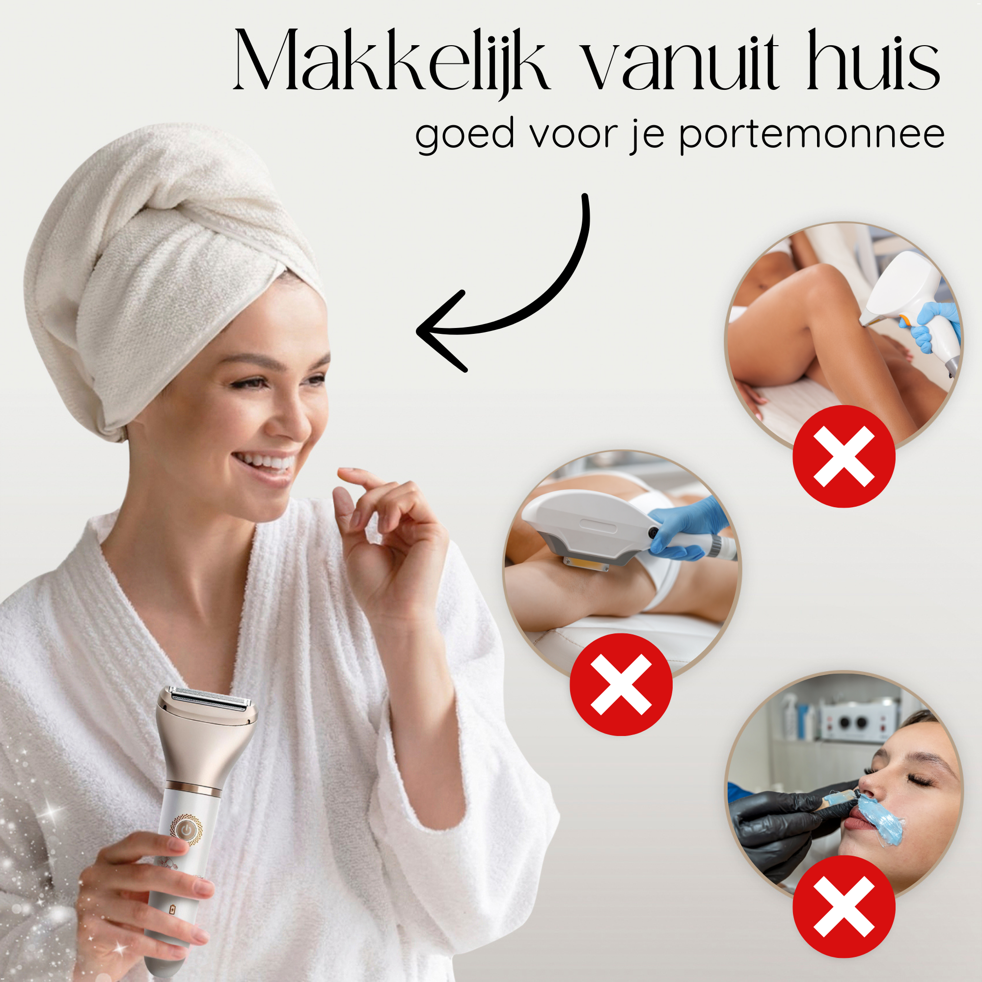 SANSBEAUTÉ® 2 IN 1 LADYSHAVE