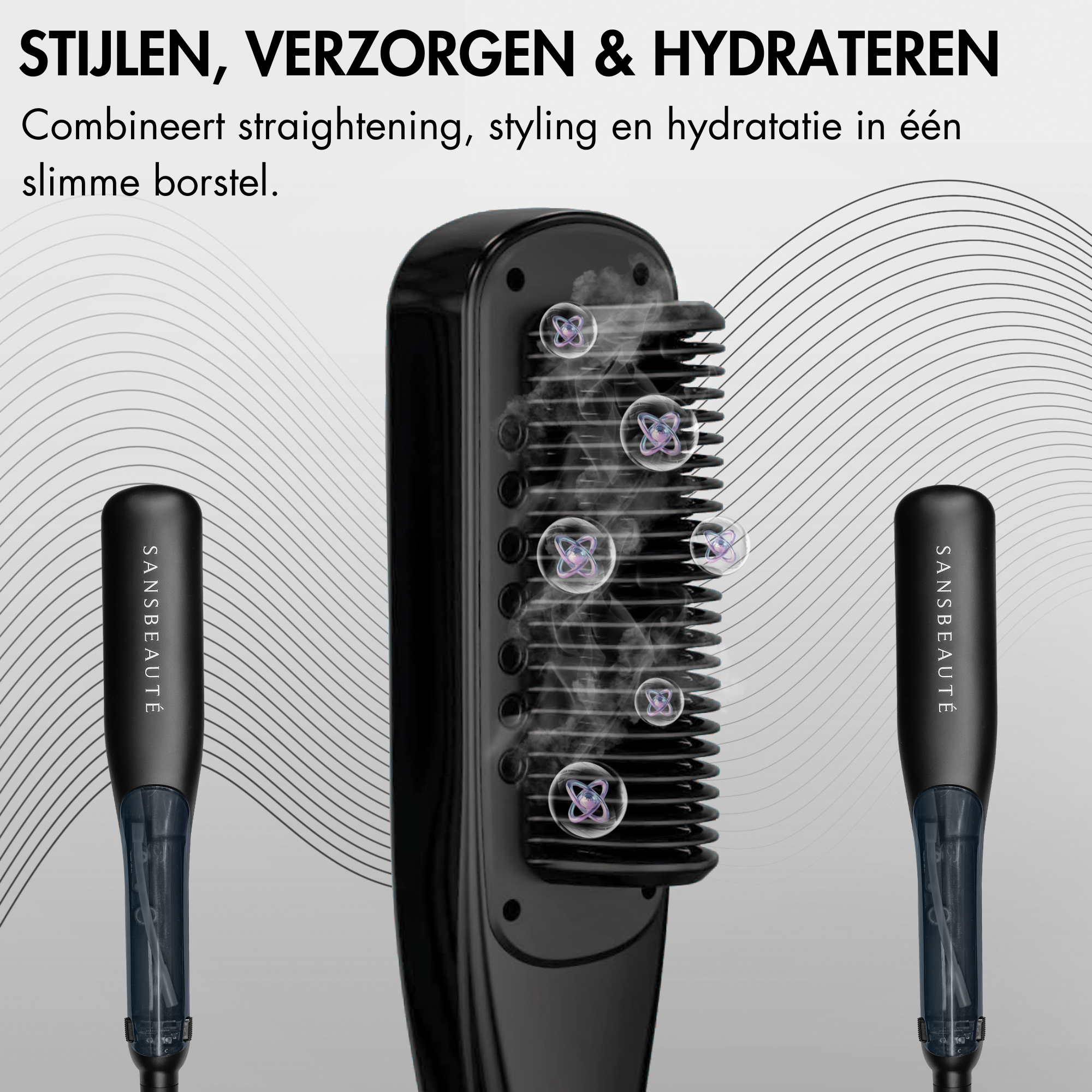 SANSBEAUTÉ® STOOMSTIJLTANG PRO