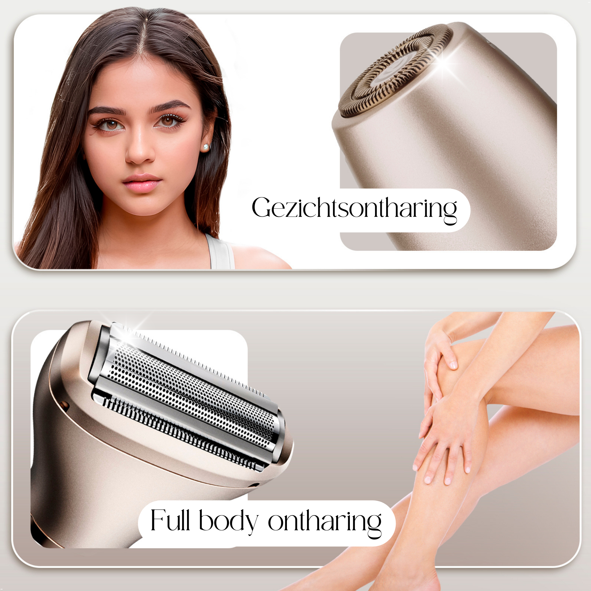 SANSBEAUTÉ® 2 IN 1 LADYSHAVE