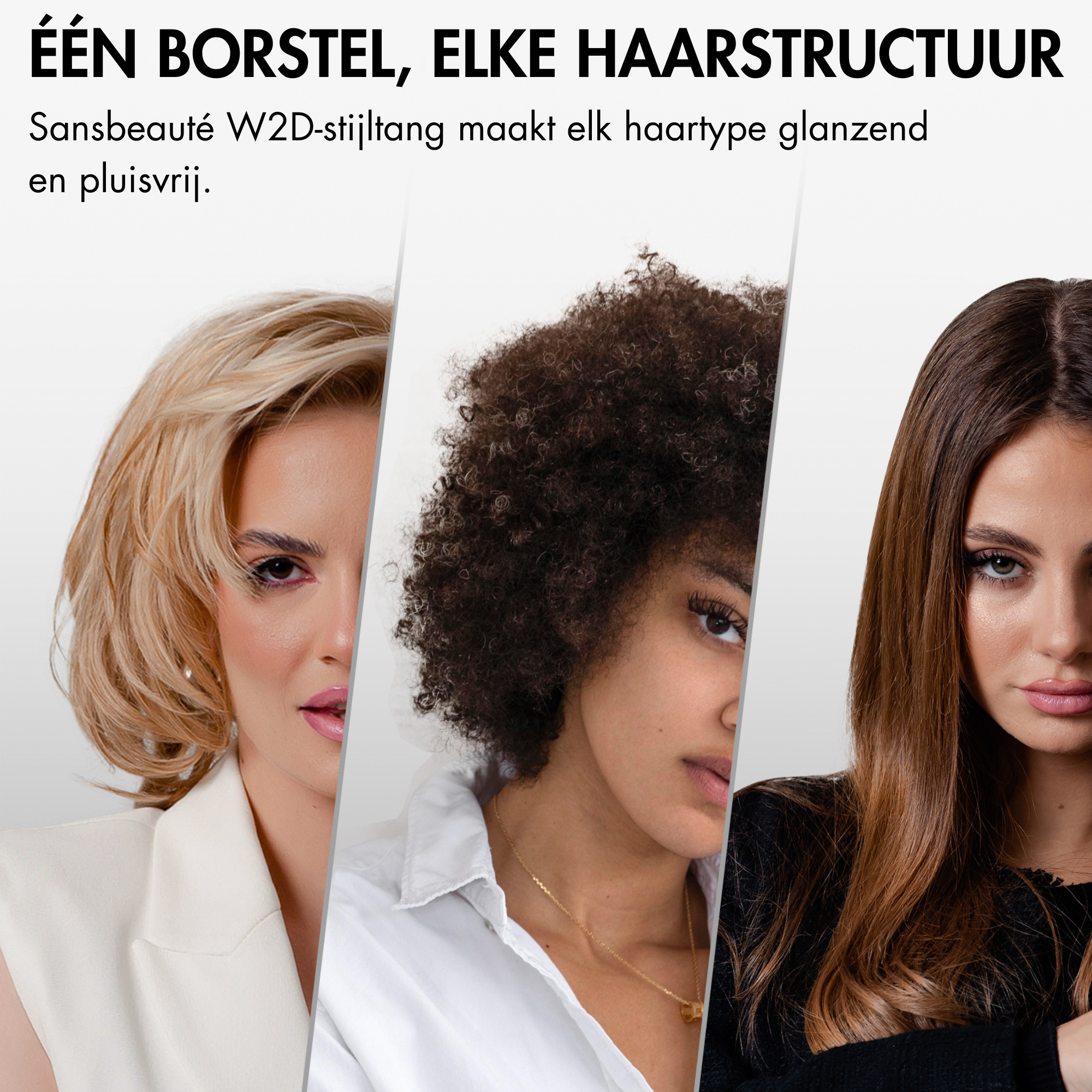 SANSBEAUTÉ® SANSTRAIGHT 2-IN-1 HAIR DRYER STRAIGHTENER