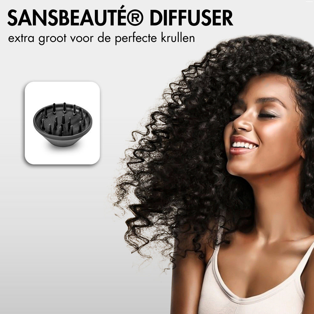 SANSBEAUTÉ® FÖHN MET DIFFUSER
