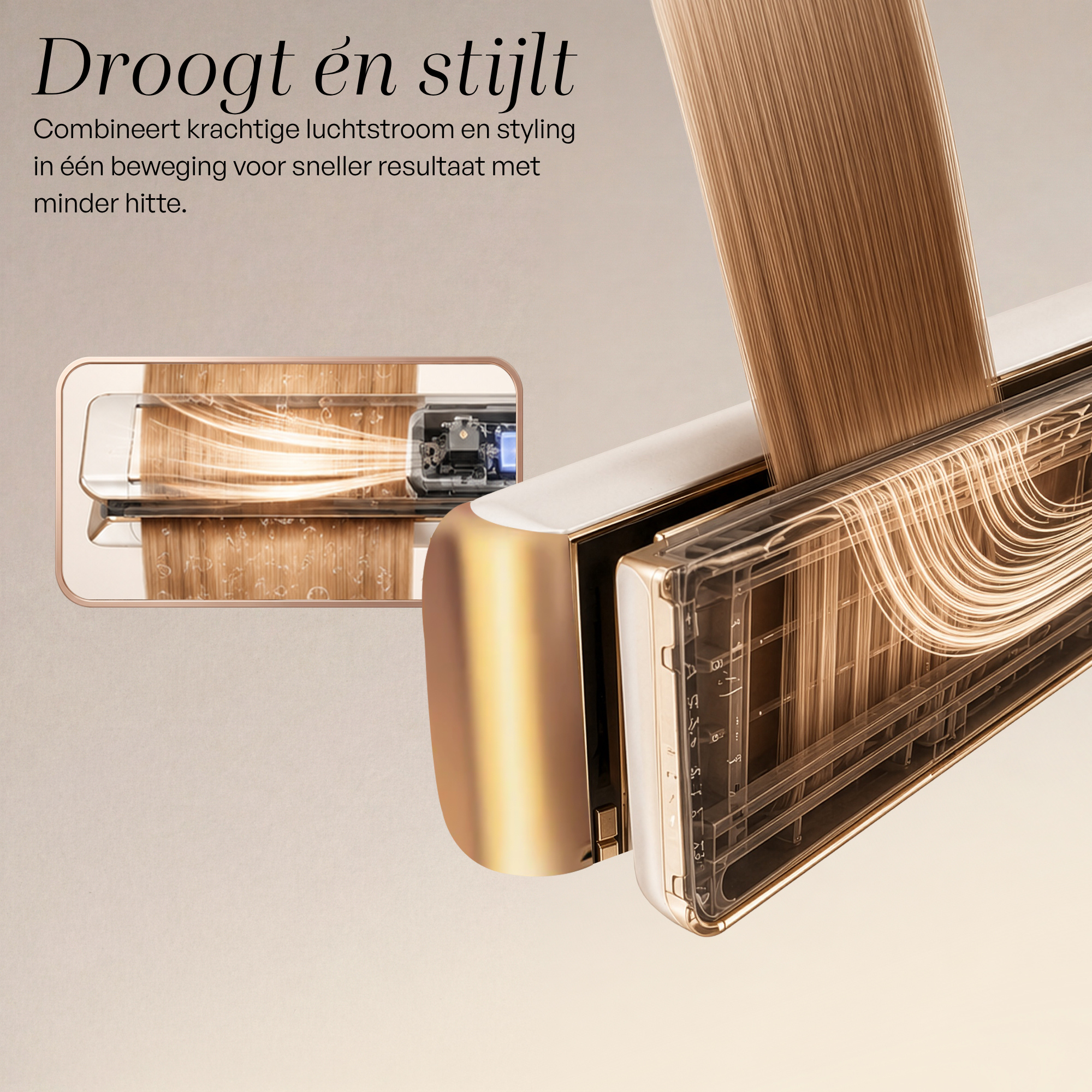 SANSBEAUTÉ® SANSTRAIGHT WET-TO-DRY STIJLTANG