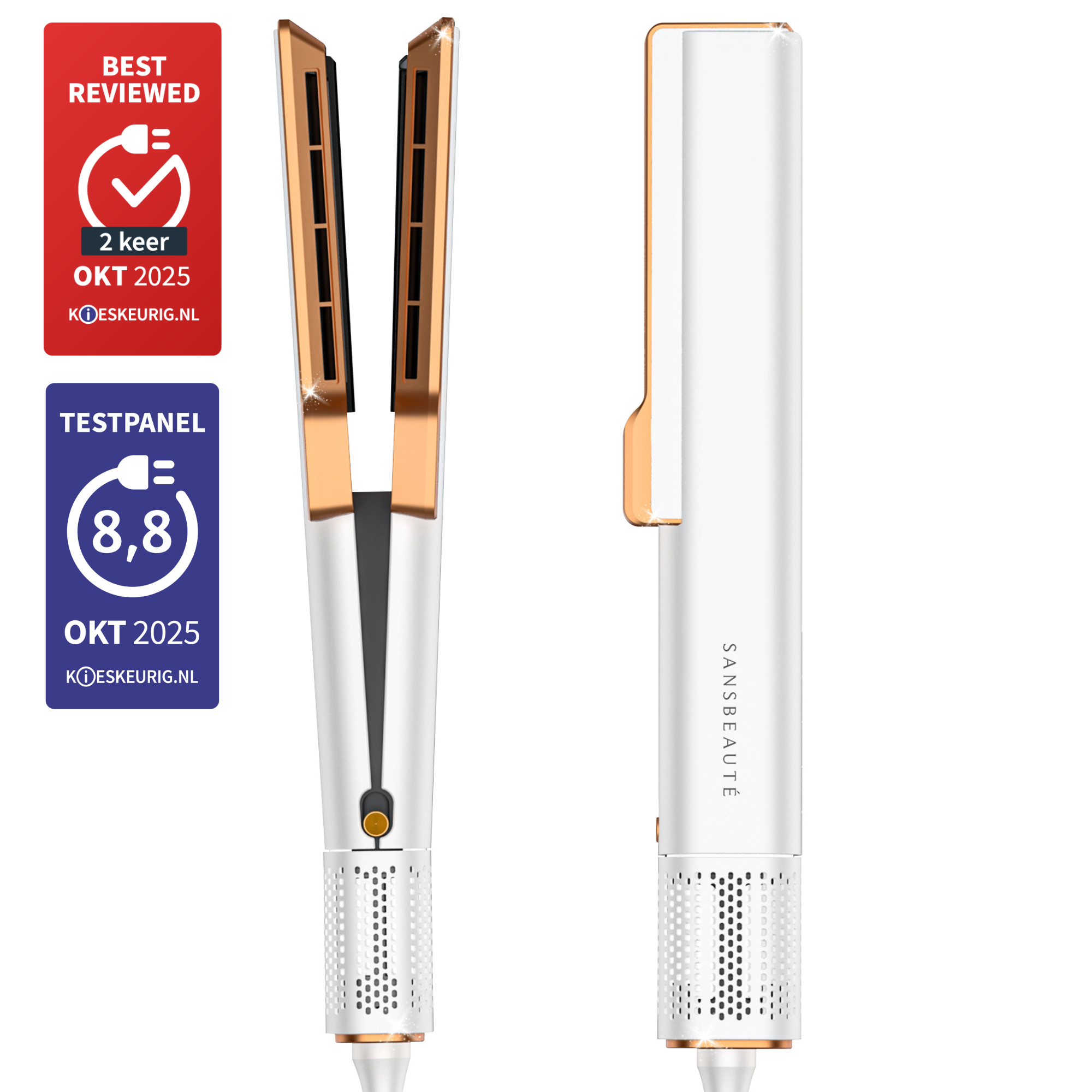 SANSBEAUTÉ® SANSTRAIGHT FER À LISSER HUMIDE À SEC