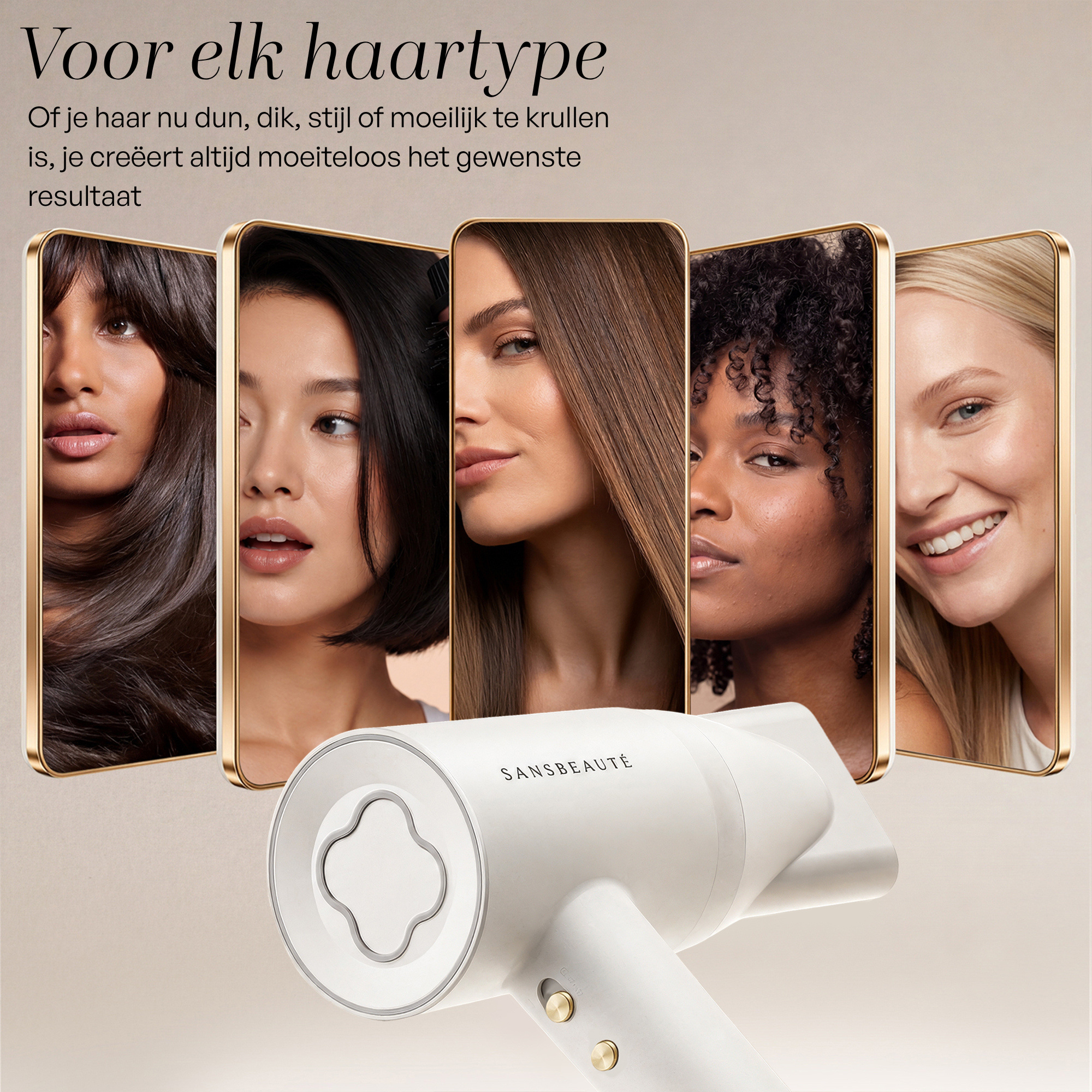 SANSBEAUTÉ® FÖHN MET DIFFUSER