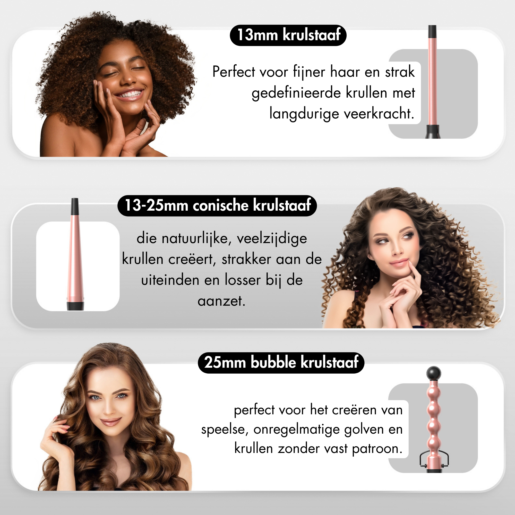SANSBEAUTÉ® CURLING IRON - 6 IN 1