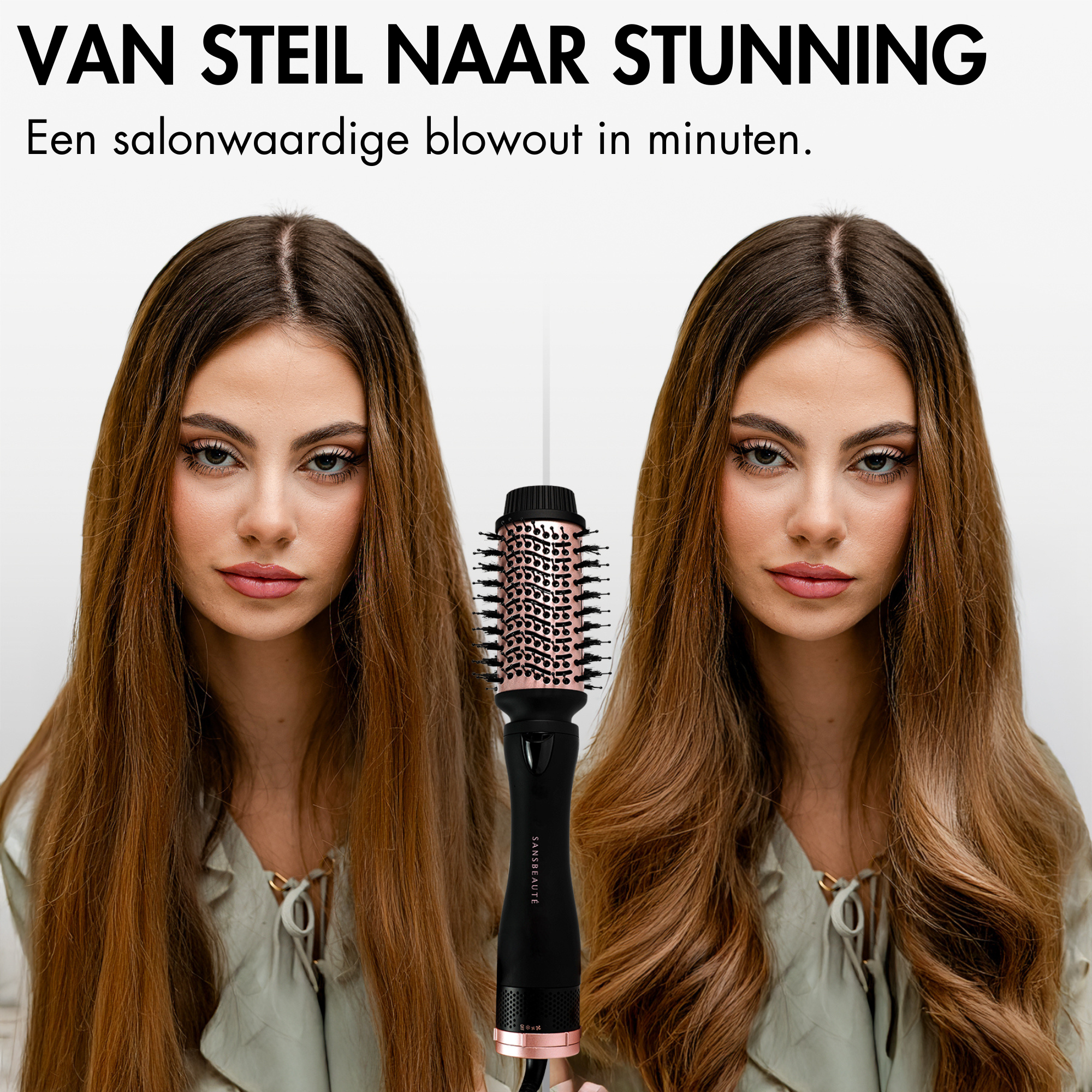 SANSBEAUTÉ® HAIR DRYER BRUSH - 4 IN 1