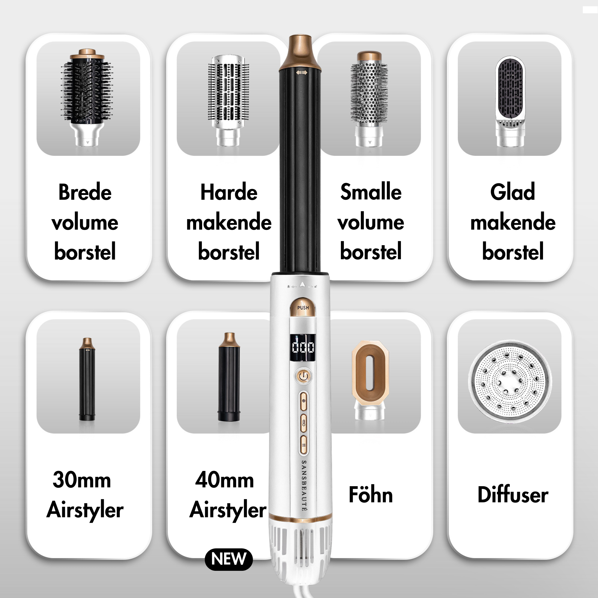 SANSBEAUTÉ® 8-IN-1 AIRSTYLER