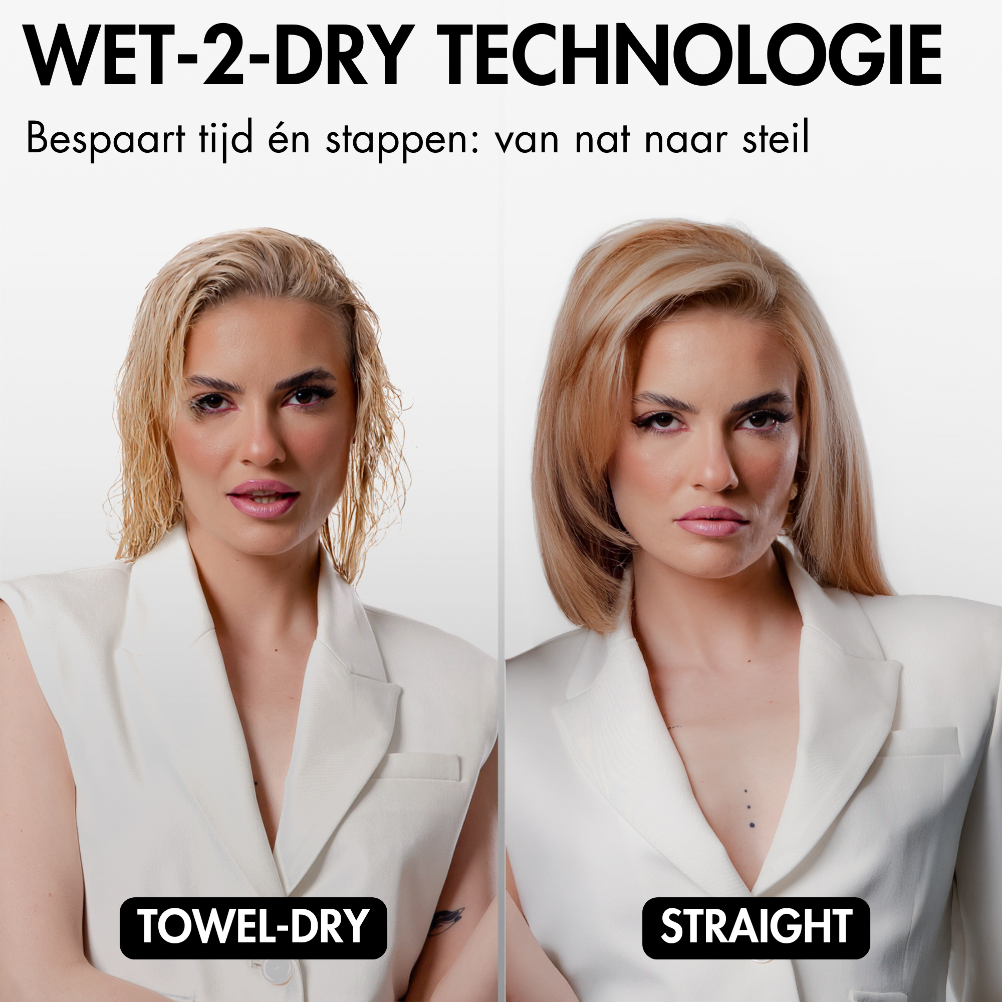 SANSBEAUTÉ® SANSTRAIGHT 2-IN-1 HAIR DRYER STRAIGHTENER