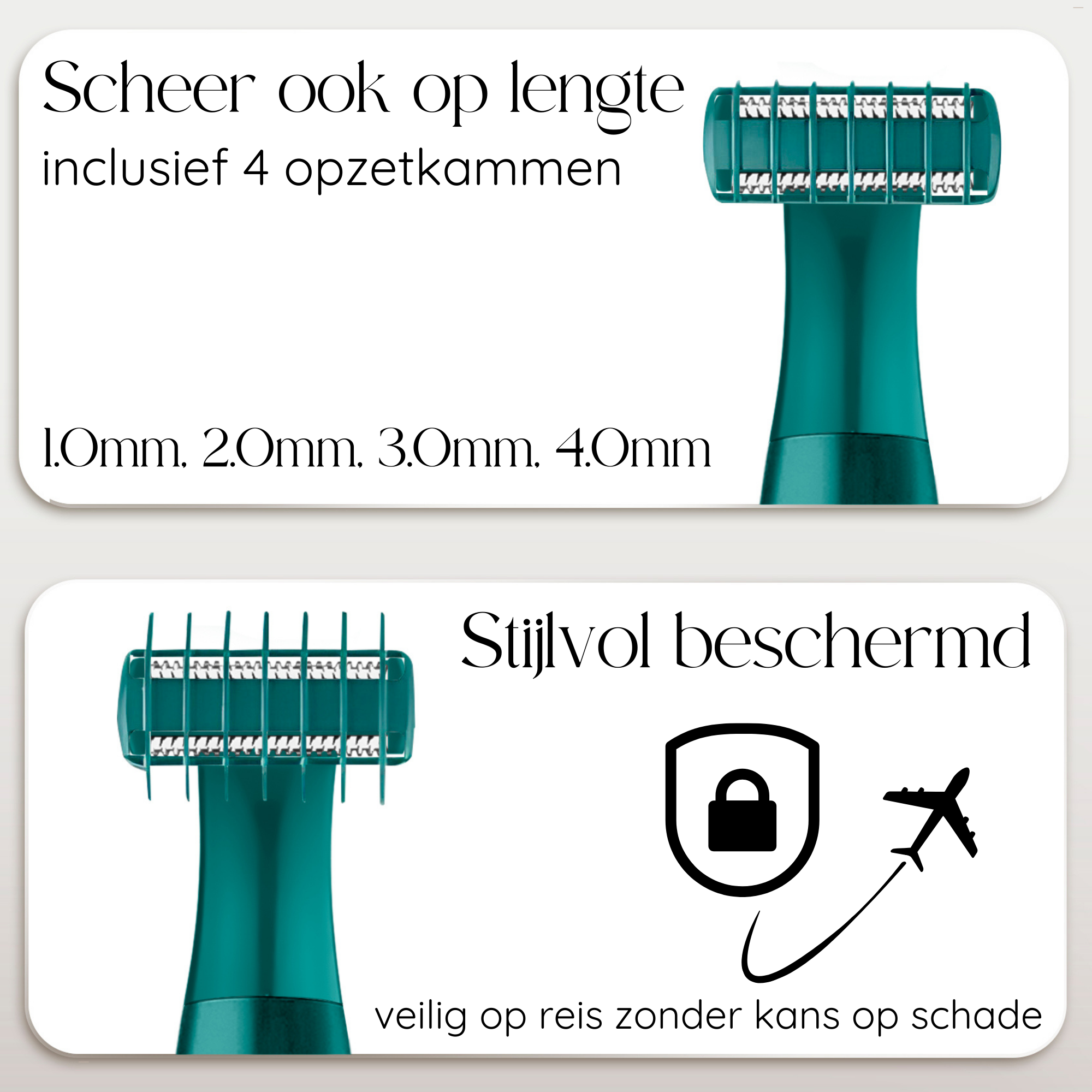 Sansbeauté® 4-in-1 Bikini Trimmer | Classic Green