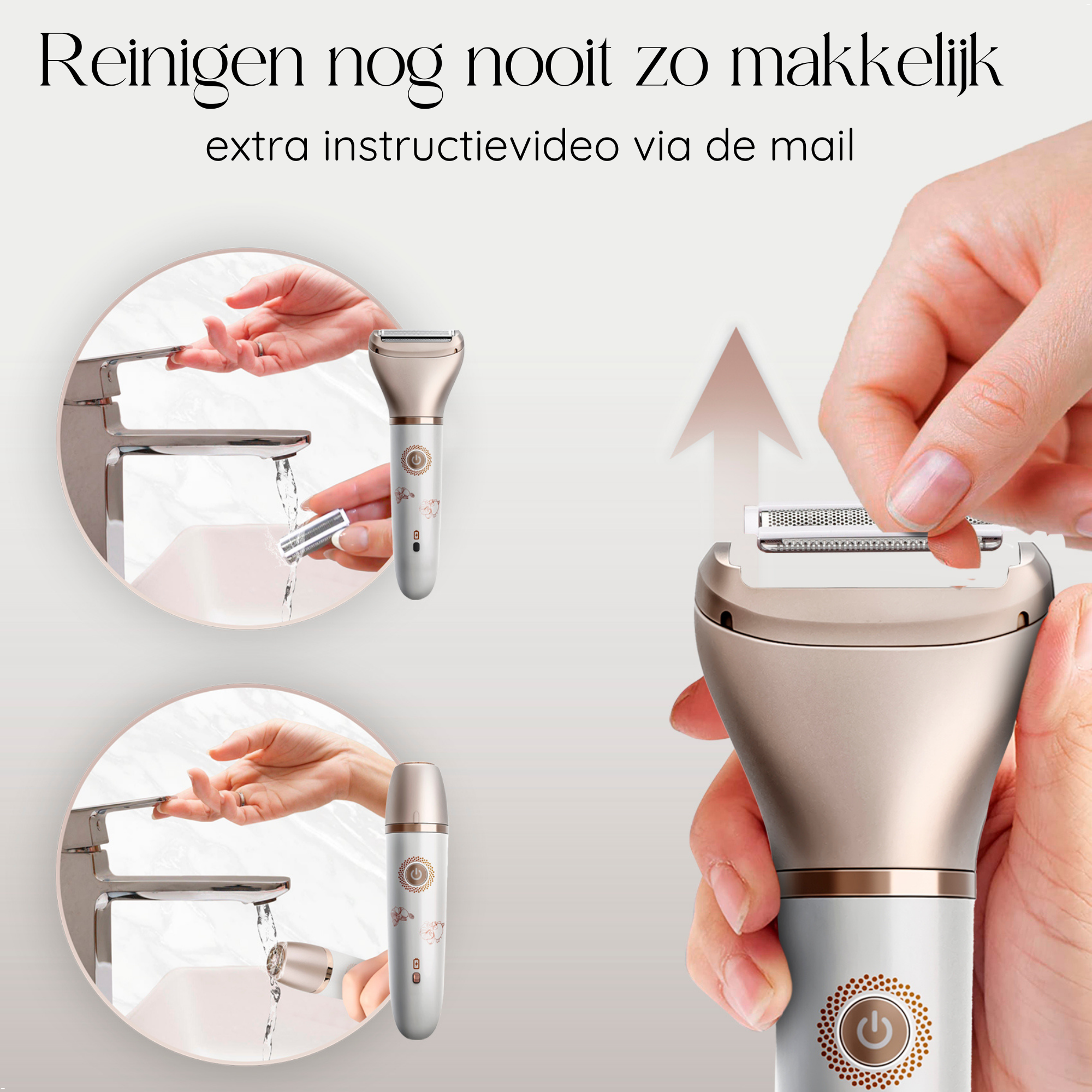 SANSBEAUTÉ® 2 IN 1 LADYSHAVE
