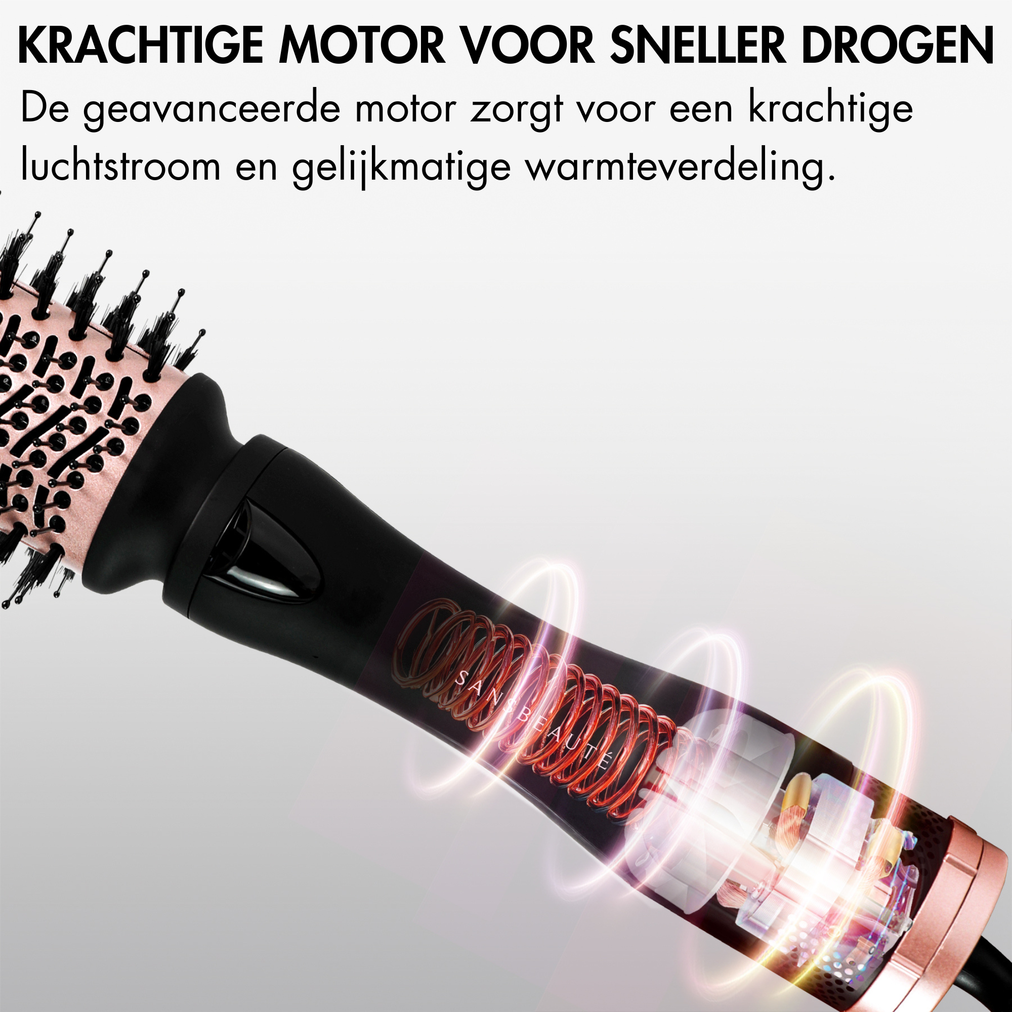 SANSBEAUTÉ® FÖHNBORSTEL - 4 IN 1