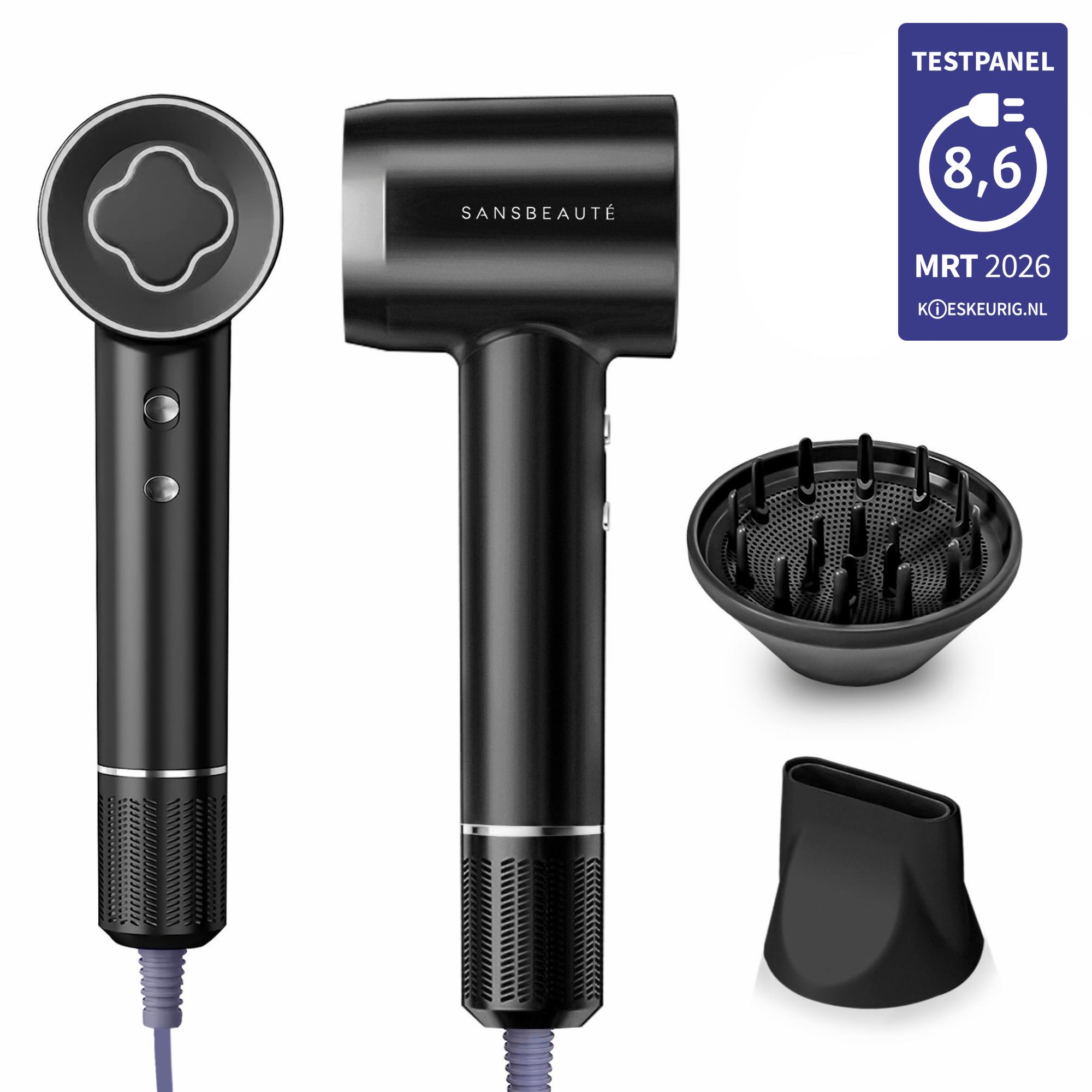 SANSBEAUTÉ® FÖHN MET DIFFUSER