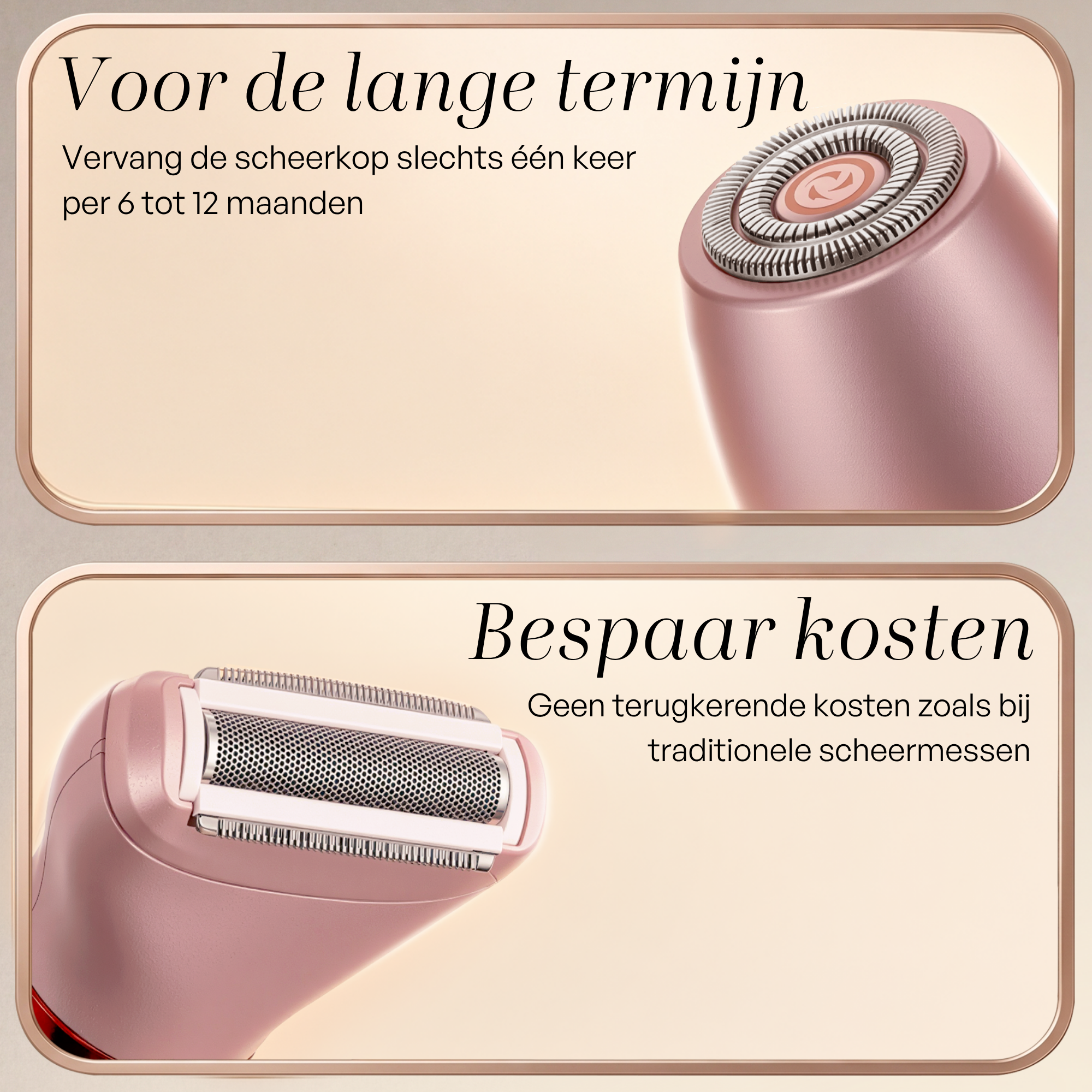 SANSBEAUTÉ® Rasoir Femme 3 en 1