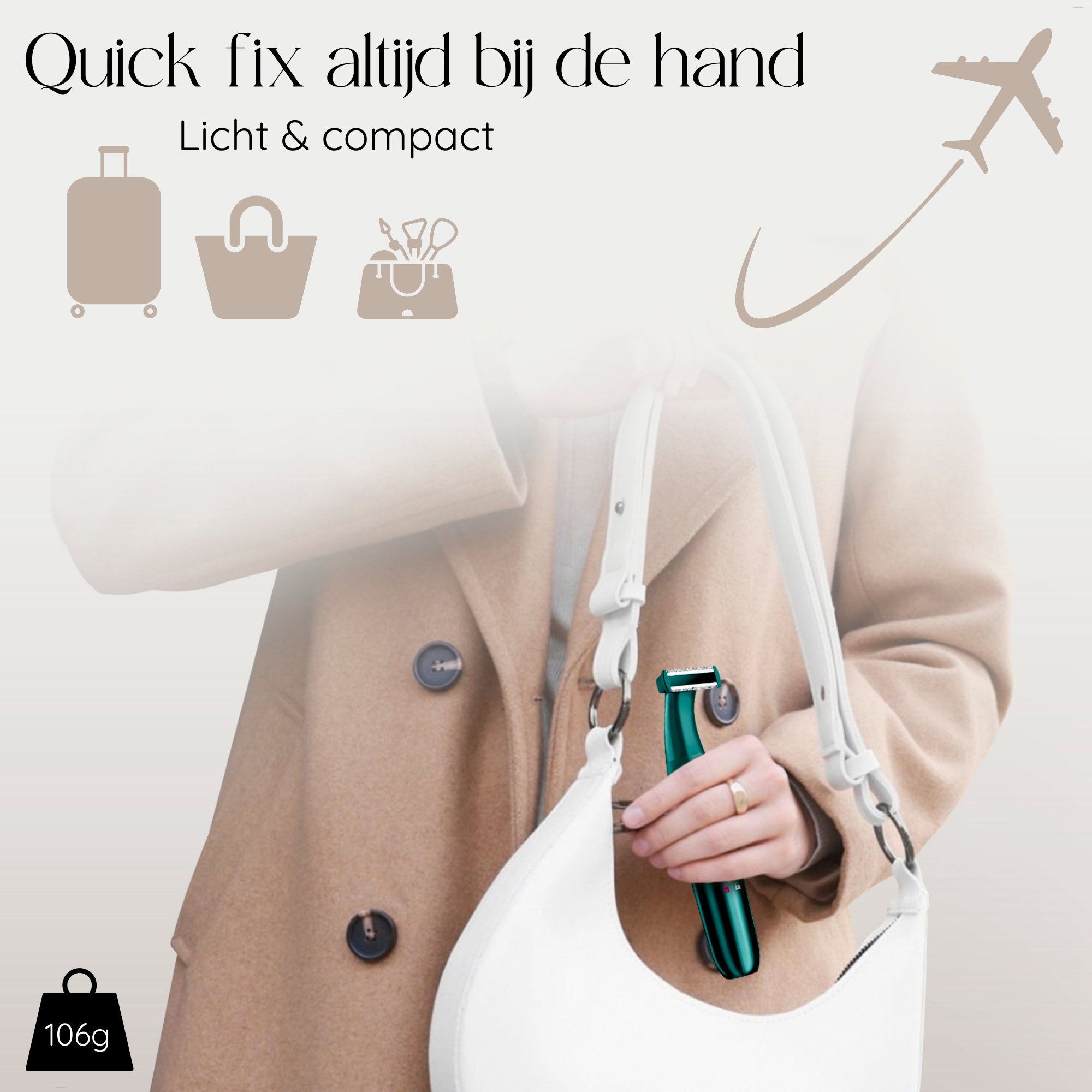 Sansbeauté® 4-in-1 Bikini Trimmer | Classic Green