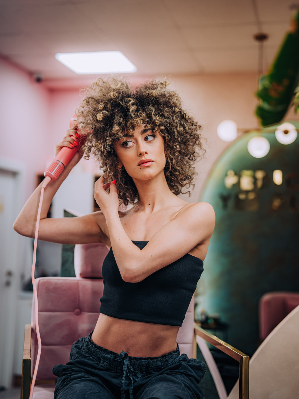 SANSBEAUTÉ® HAIR DRYER WITH DIFFUSER - CLASSIC WHITE