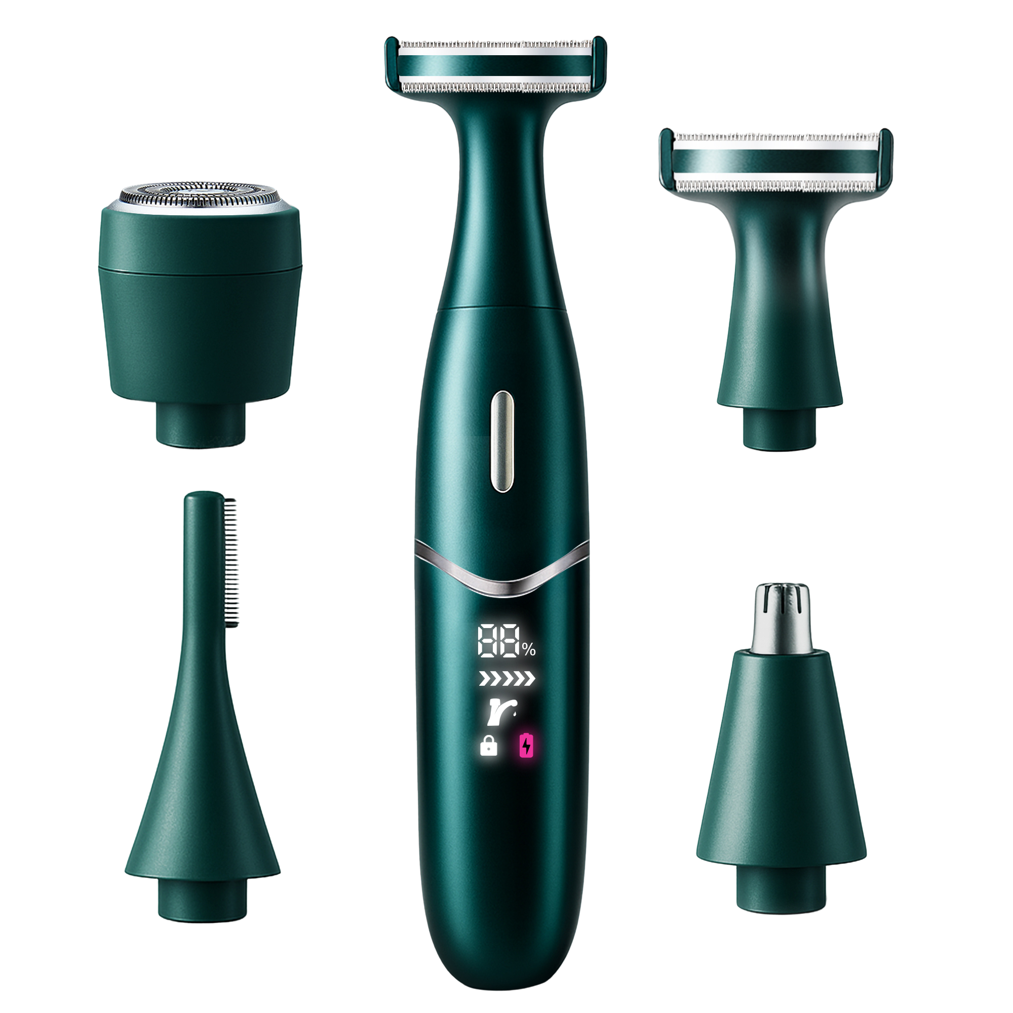 Sansbeauté® 4-in-1 Bikini Trimmer | Classic Green