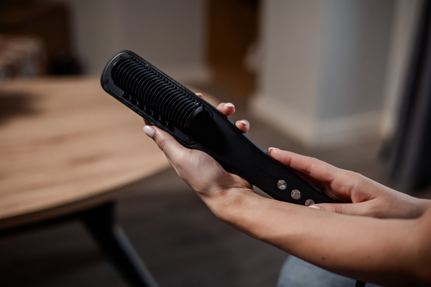 stoomstijltang droog haar