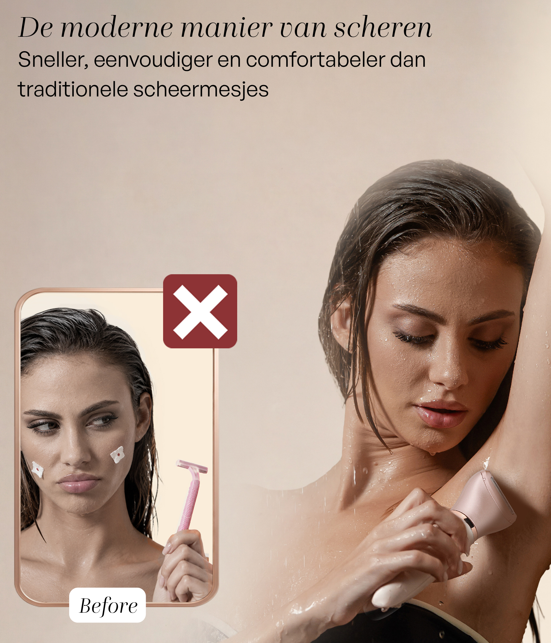 SANSBEAUTÉ® 2 IN 1 RASOIO PER DONNA