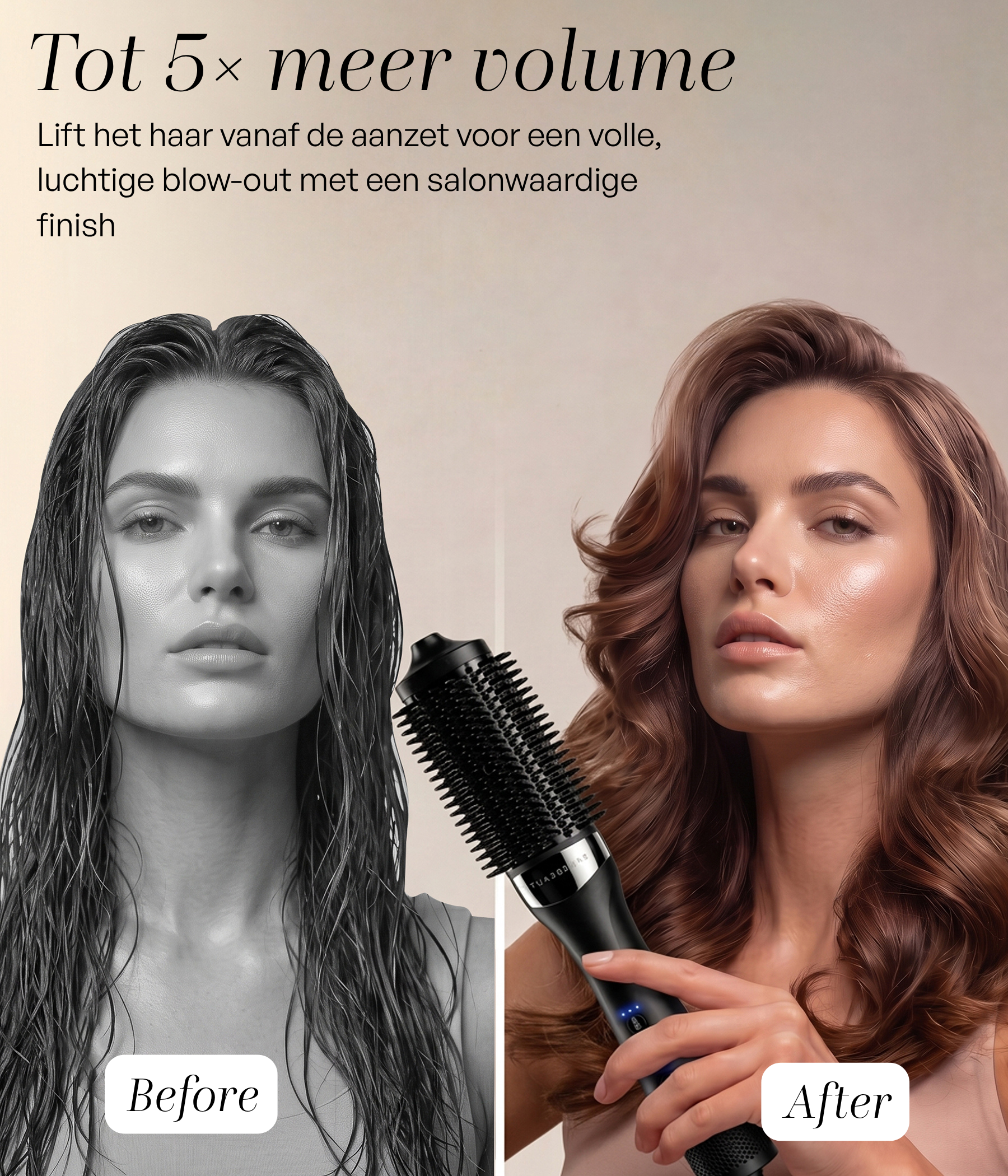 SANSBEAUTÉ® WET-TO-DRY FÖHNBORSTEL
