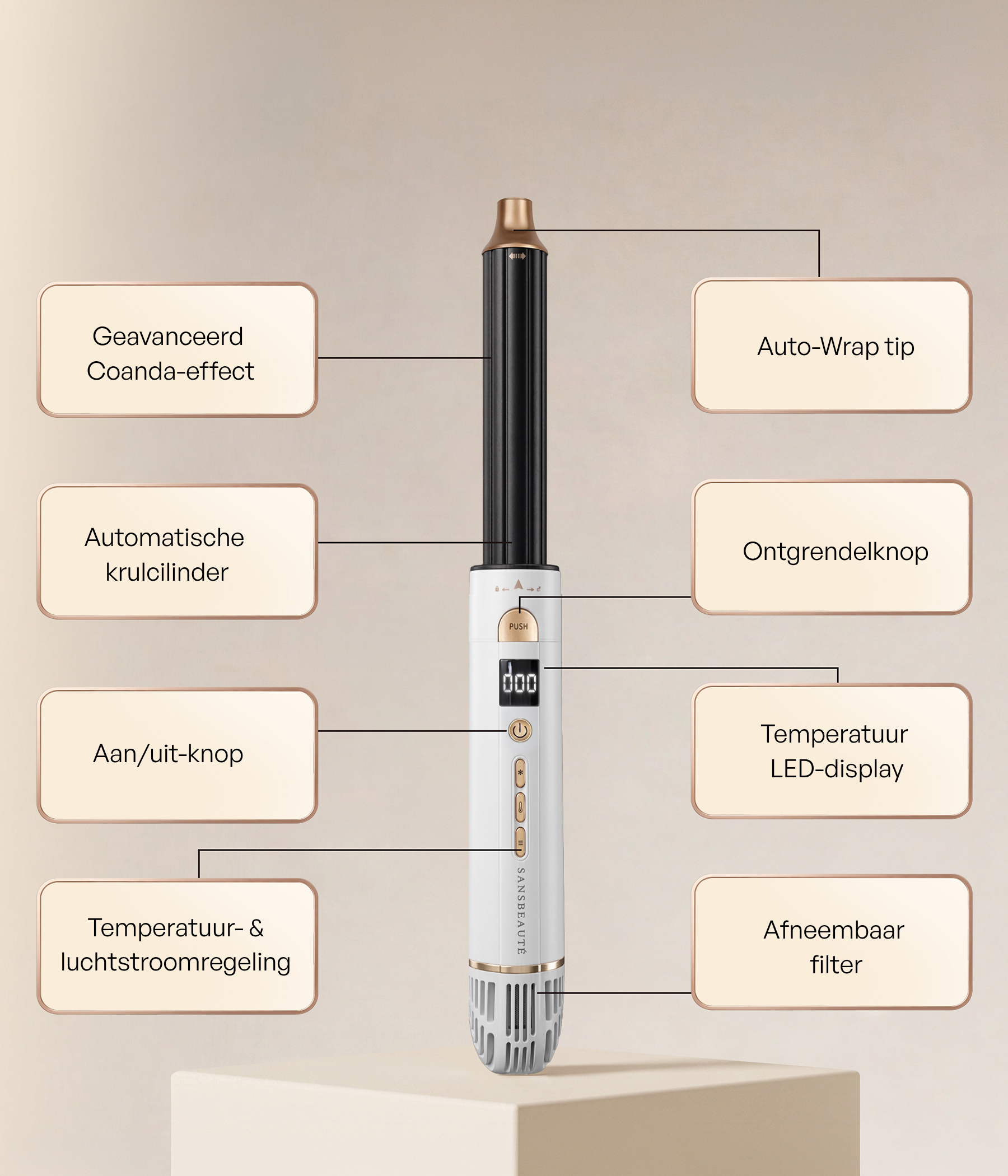 SANSBEAUTÉ® 8-IN-1 STYLER AD ARIA