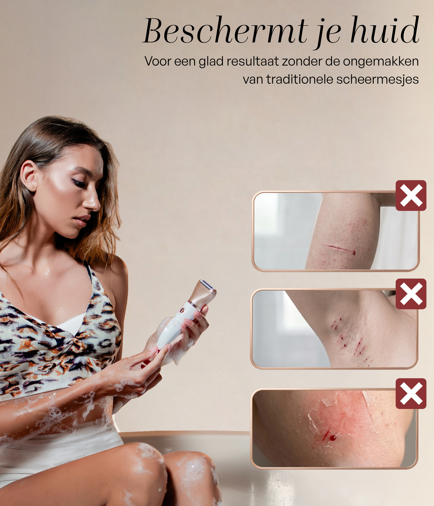 SANSBEAUTÉ® 2 IN 1 RASOIO PER DONNA
