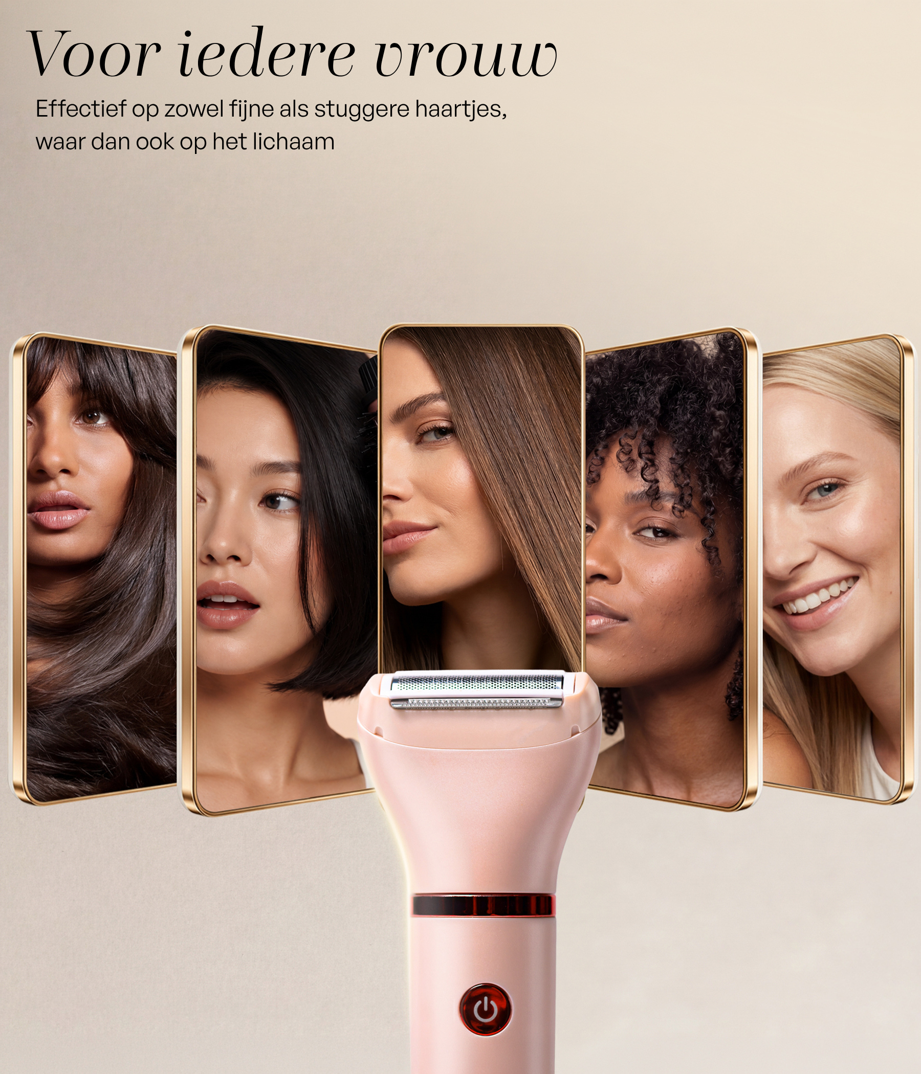 SANSBEAUTÉ® Rasoir Femme 3 en 1