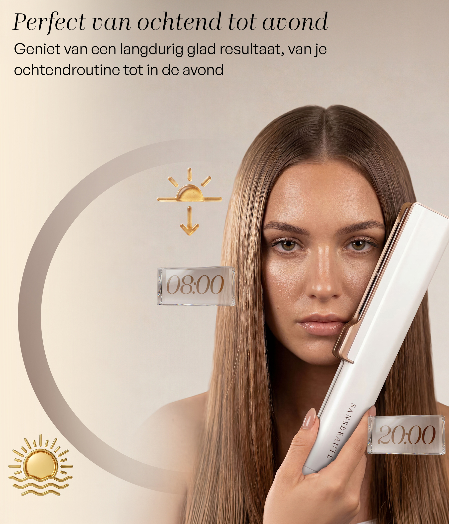 SANSBEAUTÉ® SANSTRAIGHT NASS-TROCKEN-GLÄTTEISEN