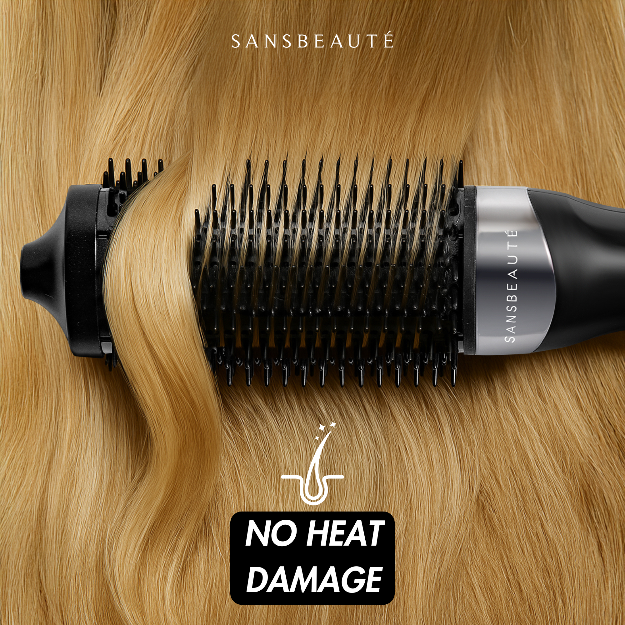 SANSBEAUTÉ® WET-TO-DRY FÖHNBORSTEL