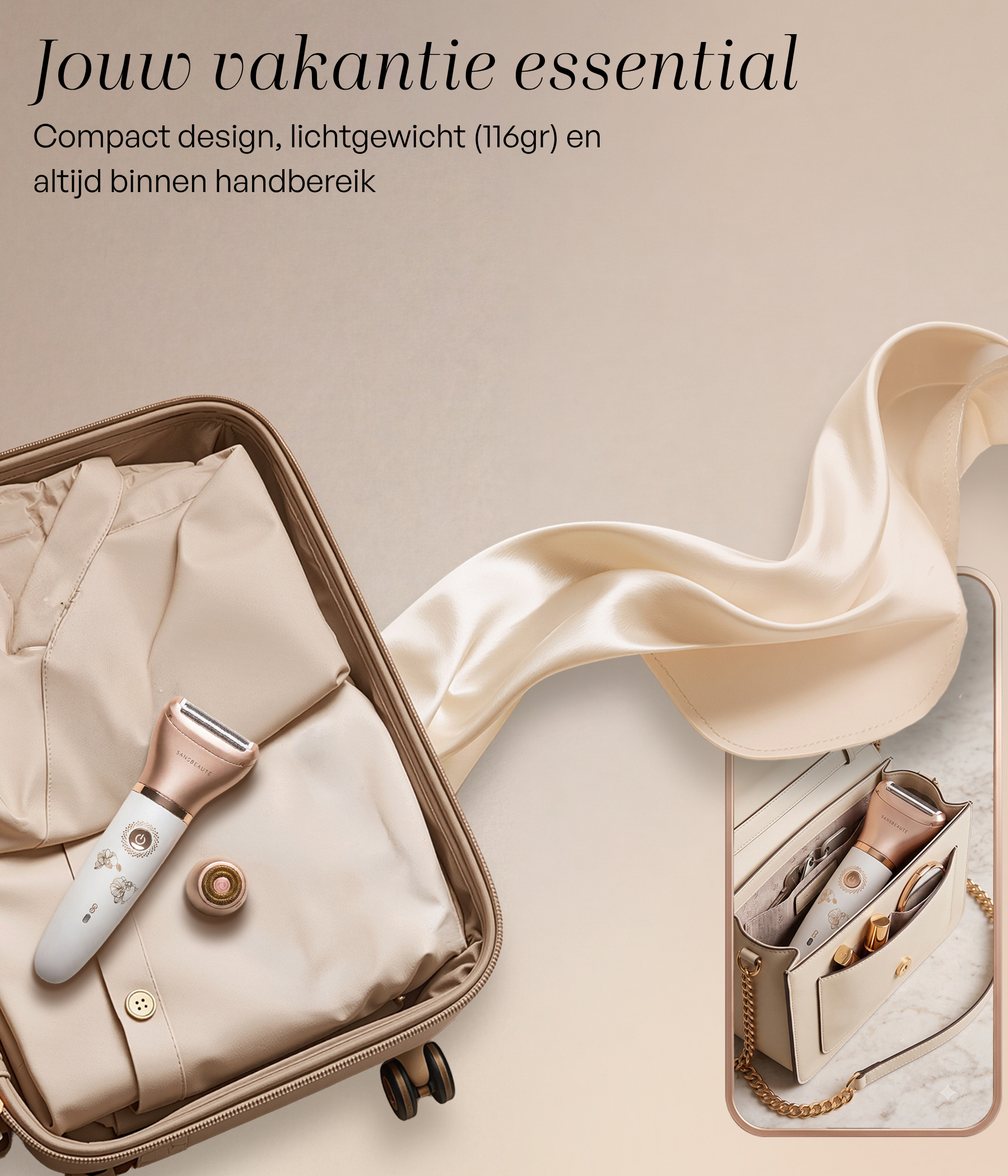 SANSBEAUTÉ® 2 IN 1 RASOIO PER DONNA