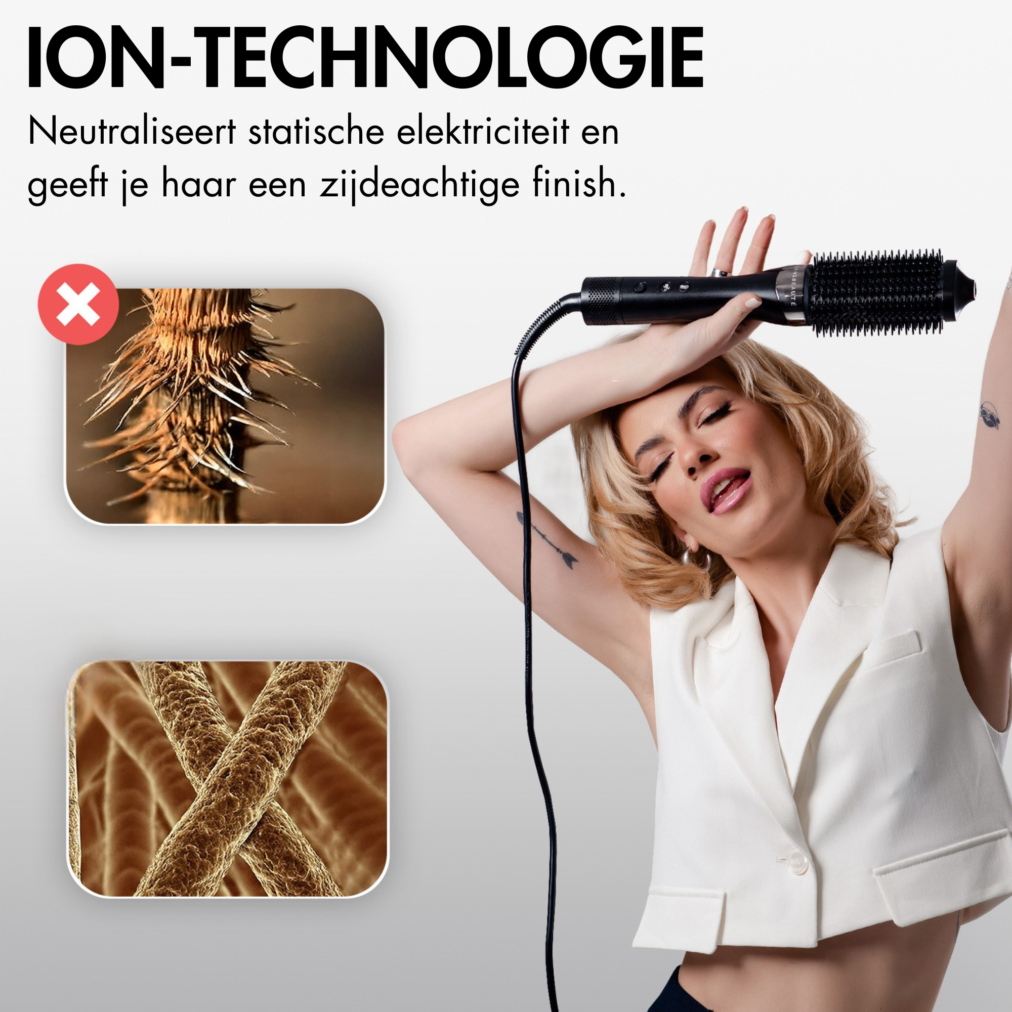SANSBEAUTÉ® WET-TO-DRY FÖHNBORSTEL