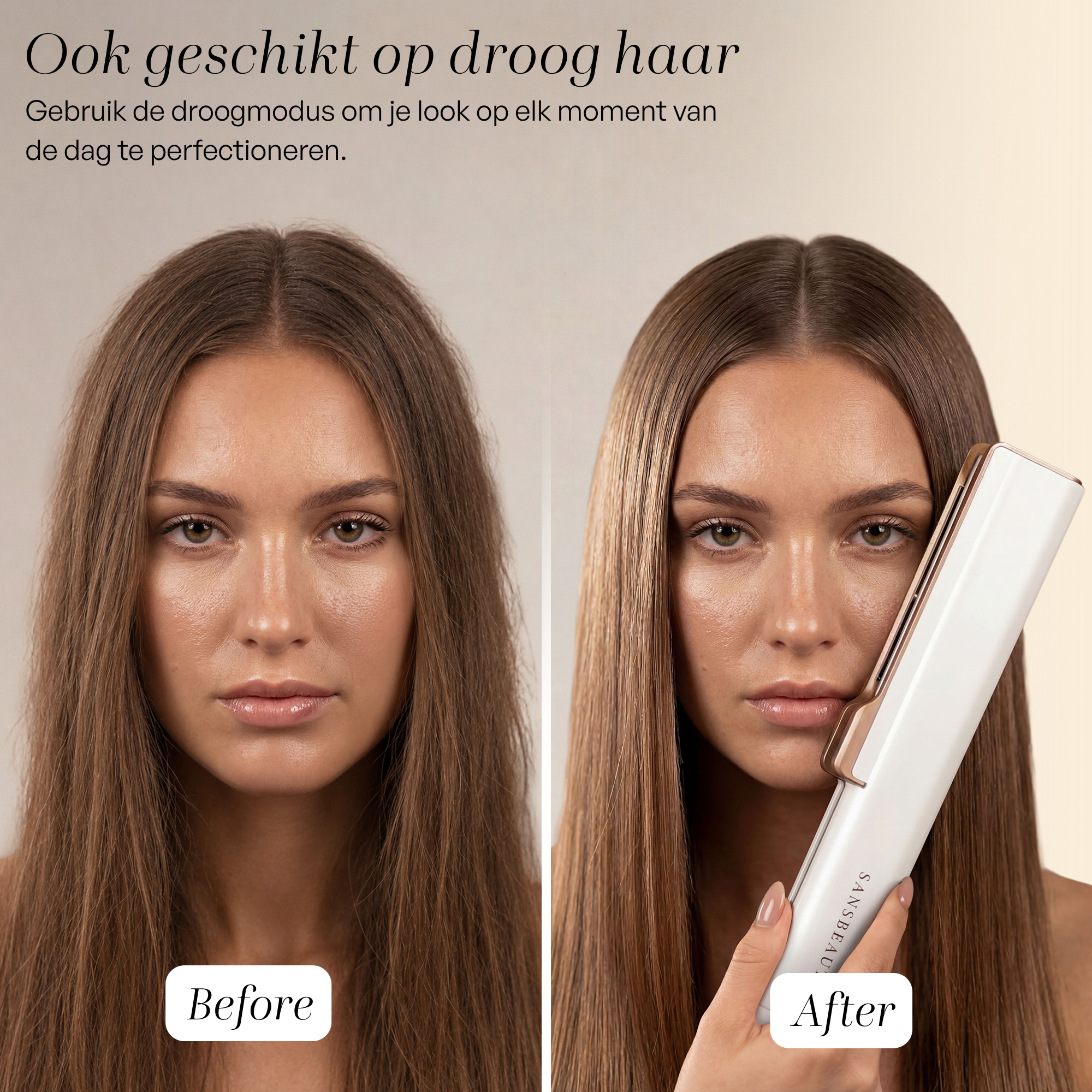 SANSBEAUTÉ® SANSTRAIGHT WET-TO-DRY STIJLTANG