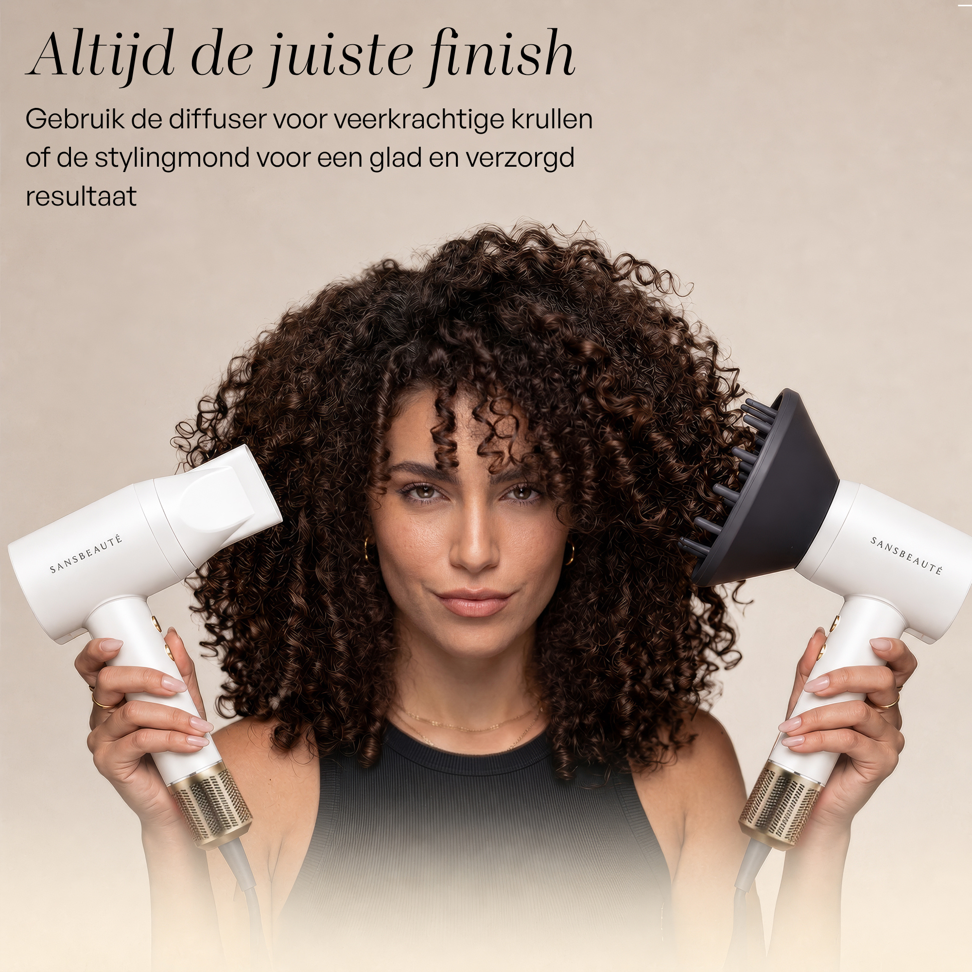 SANSBEAUTÉ® FÖHN MET DIFFUSER