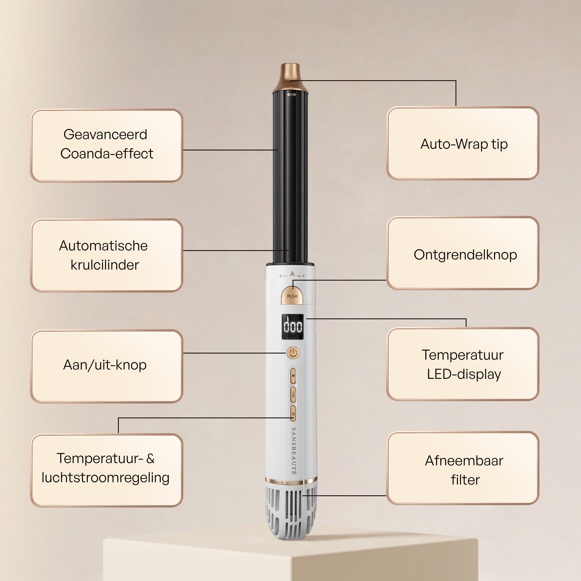 SANSBEAUTÉ® 8-IN-1 AIRSTYLER