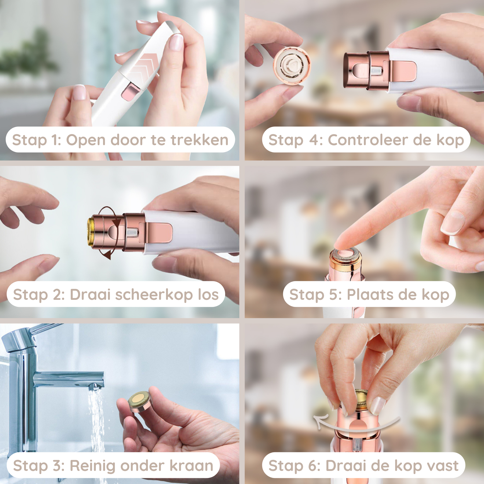 SANSBEAUTÉ® 2-IN-1 WENKBRAUW TRIMMER