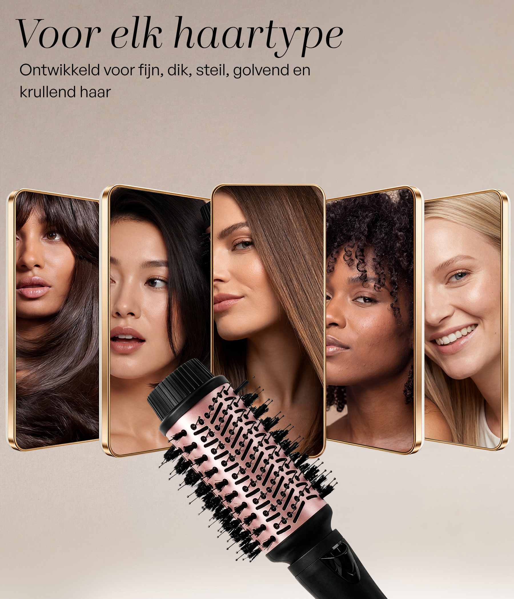SANSBEAUTÉ® FÖHNBORSTE - 4 I 1