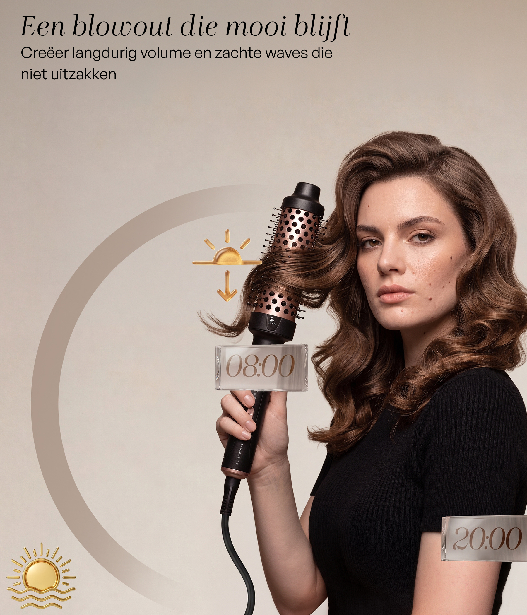 SANSBEAUTÉ® THERMAL BRUSH - 38MM