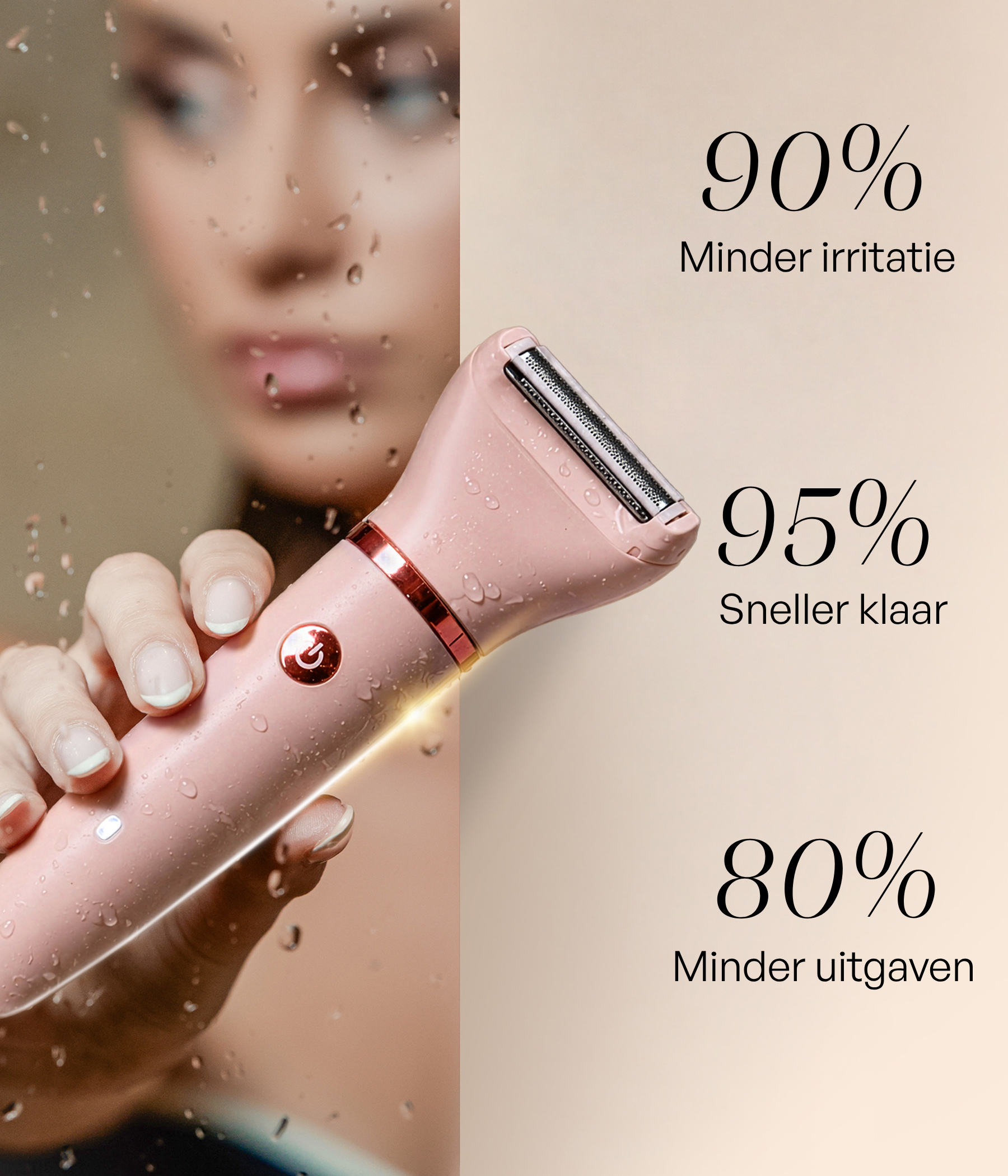 SANSBEAUTÉ® Rasoir Femme 3 en 1
