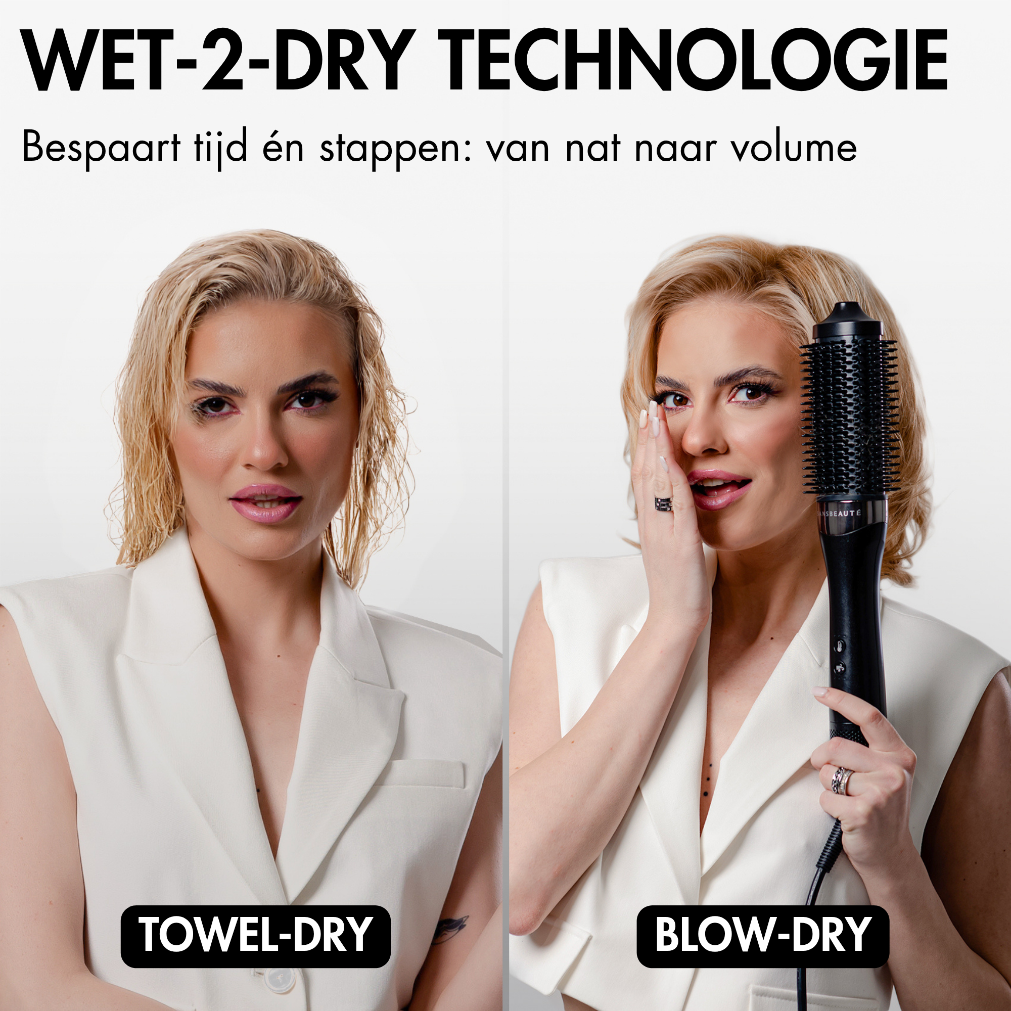 SANSBEAUTÉ® WET-TO-DRY FÖHNBORSTEL