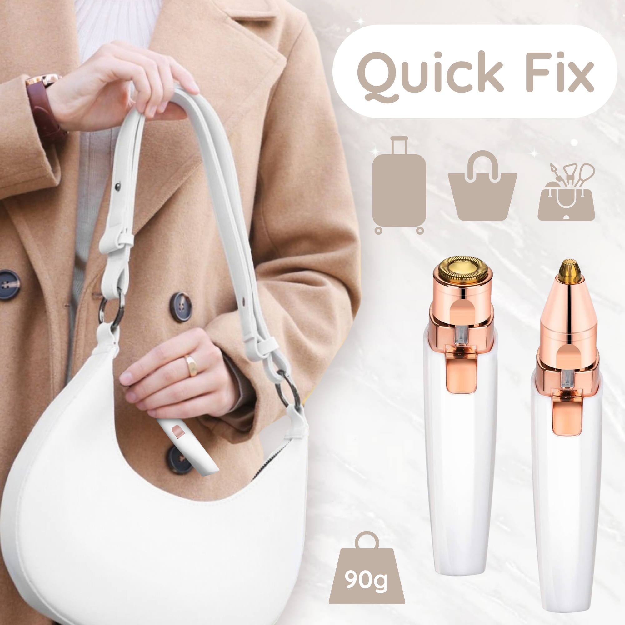 SANSBEAUTÉ® 2-IN-1 WENKBRAUW TRIMMER