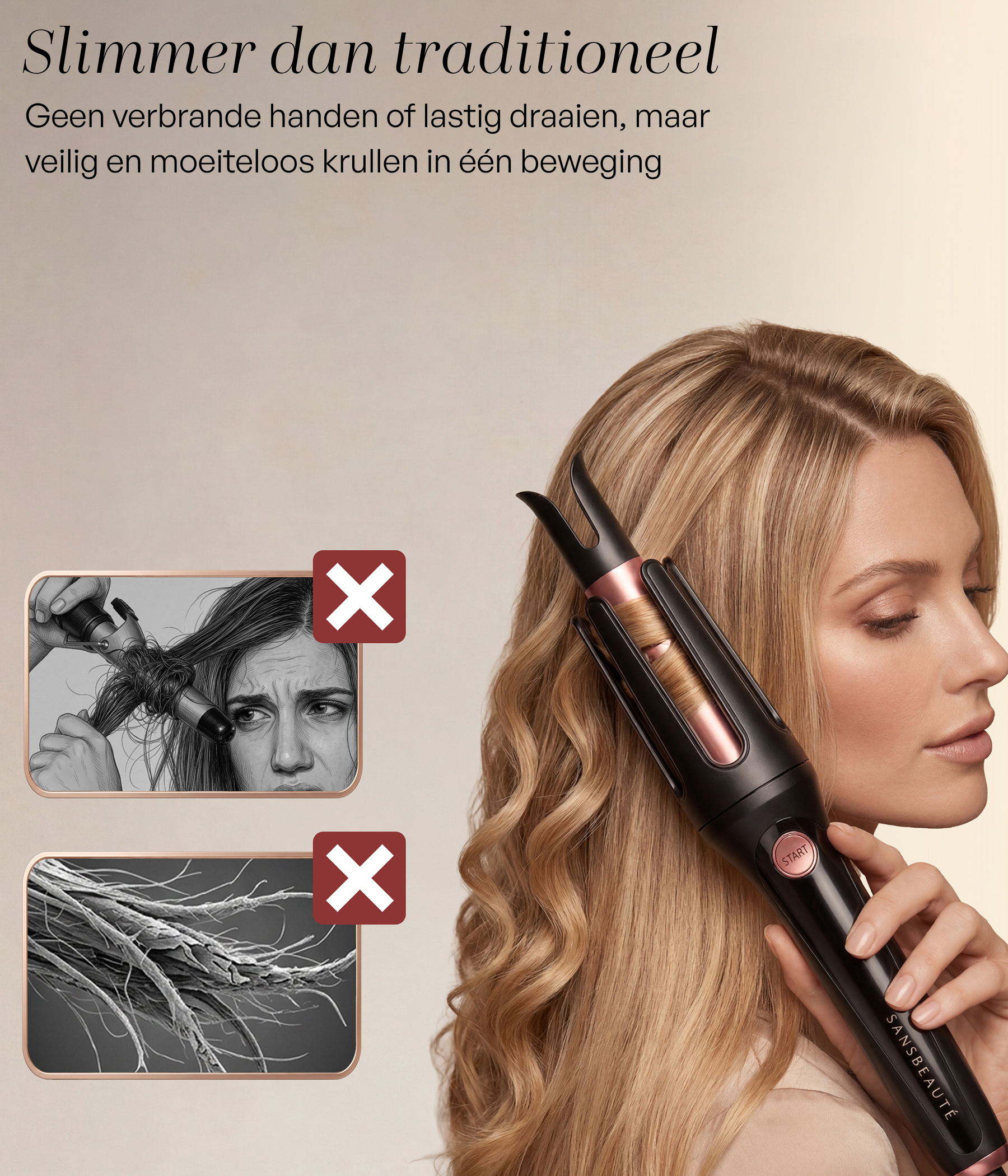 SANSBEAUTÉ® AUTOMATISCHE KRULTANG