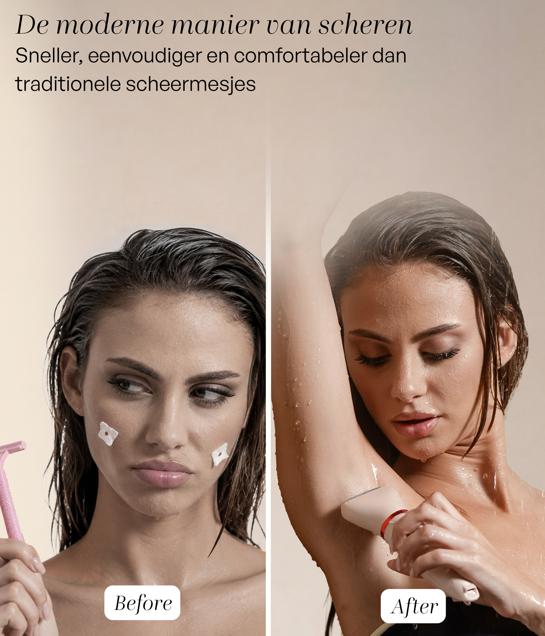 SANSBEAUTÉ® Rasoir Femme 3 en 1