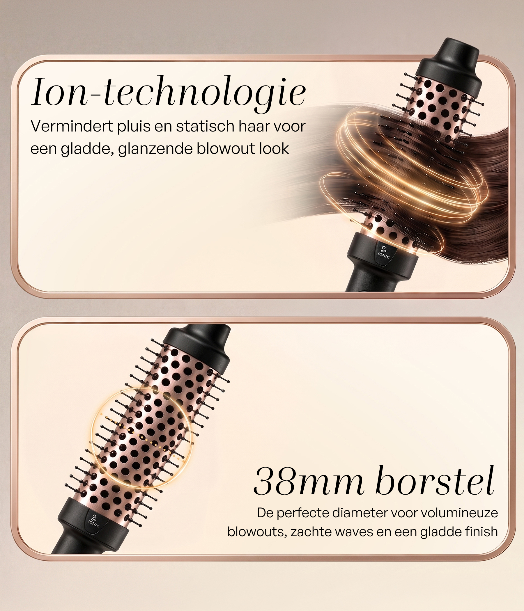 SANSBEAUTÉ® THERMAL BRUSH - 38MM