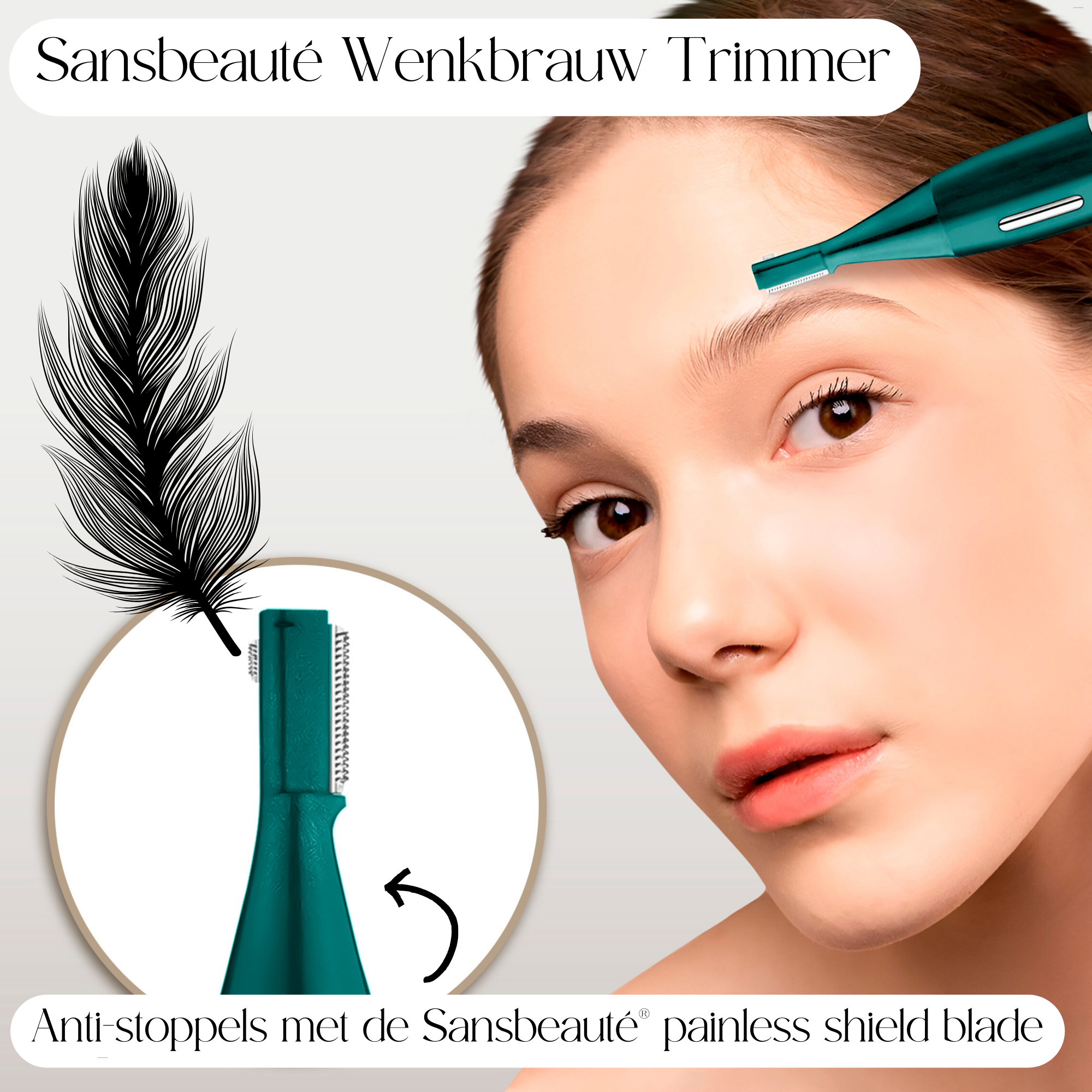 Sansbeauté® 4-in-1 Bikini Trimmer | Classic Green