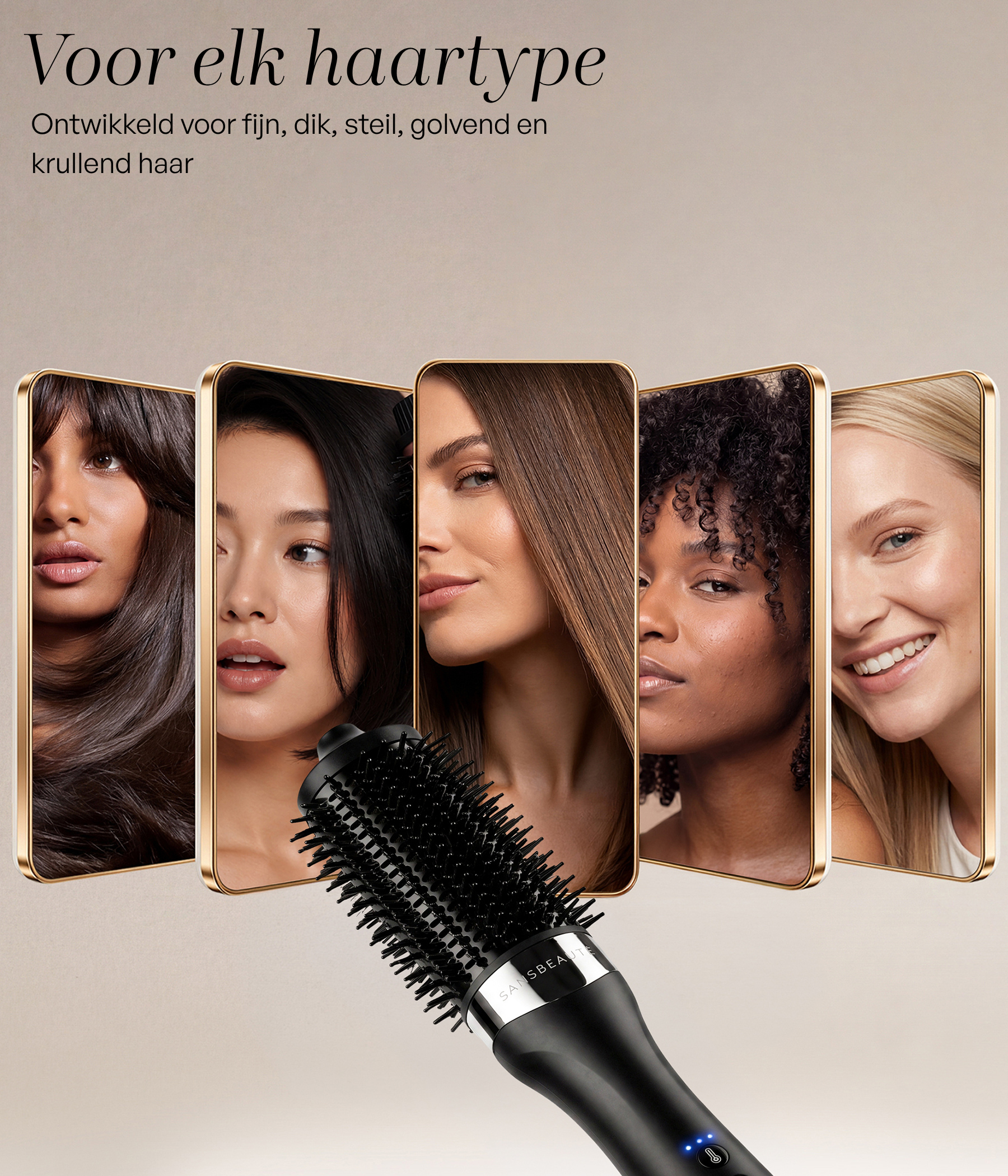 SANSBEAUTÉ® WET-TO-DRY FÖHNBORSTEL